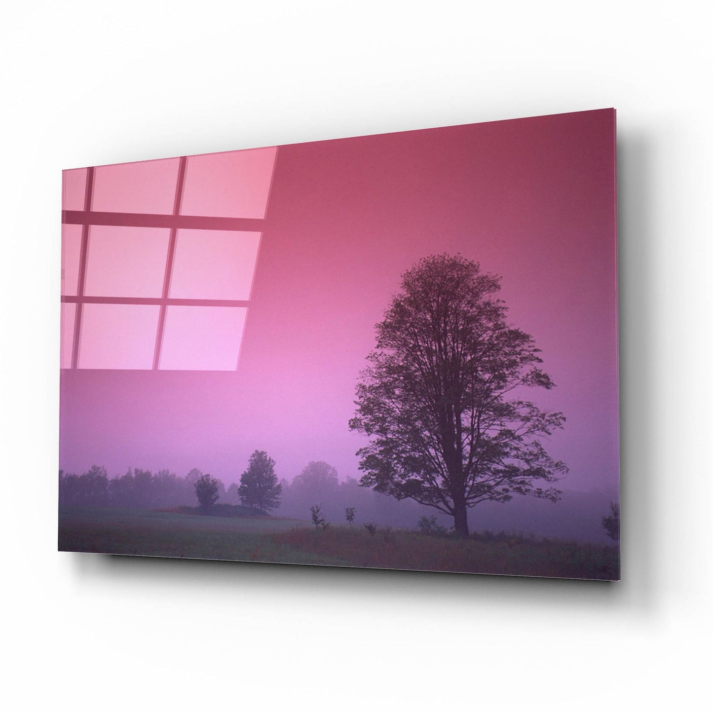 Epic Art 'Evening Fields' by Photoinc Studio, Acrylic Glass Wall Art,16x12