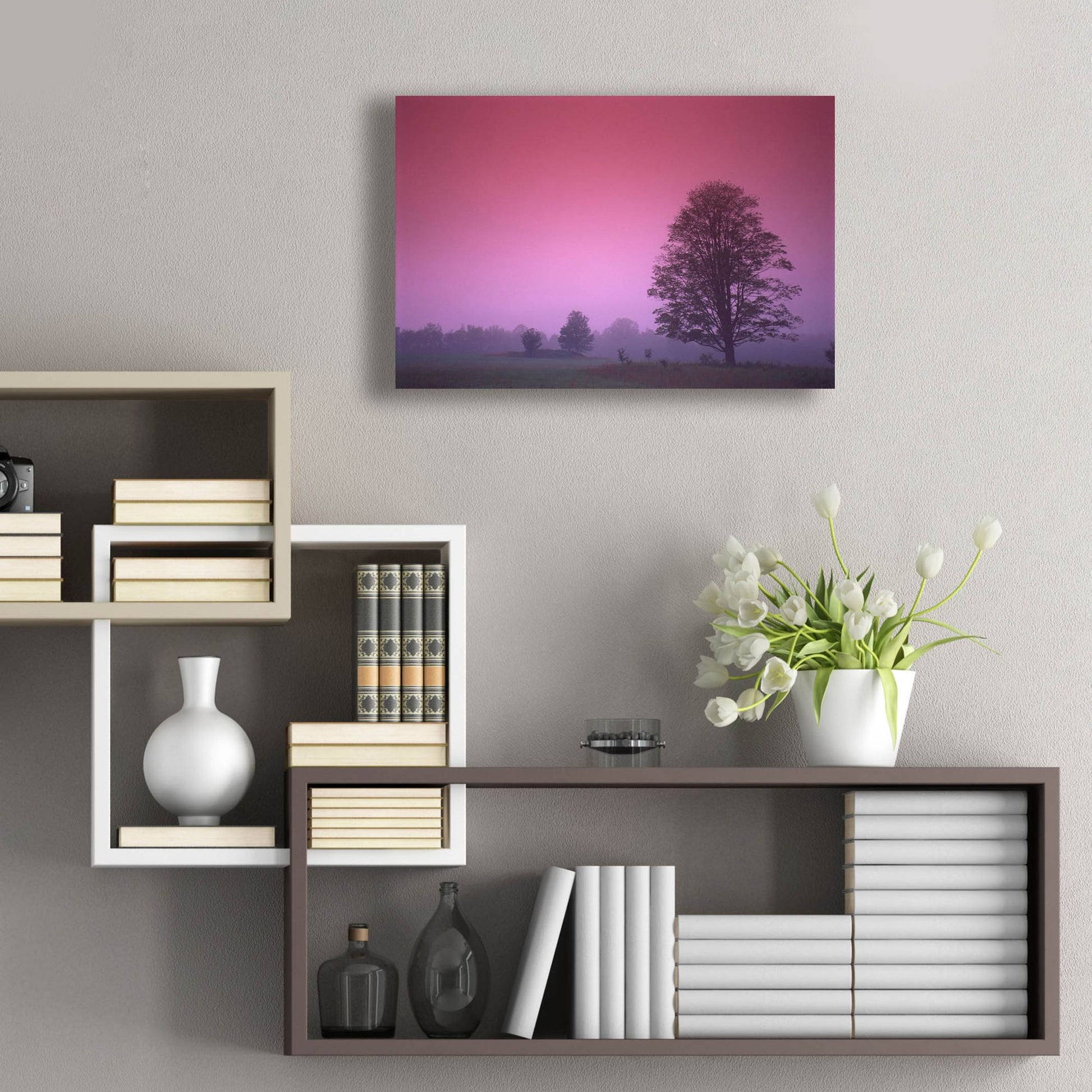 Epic Art 'Evening Fields' by Photoinc Studio, Acrylic Glass Wall Art,24x16