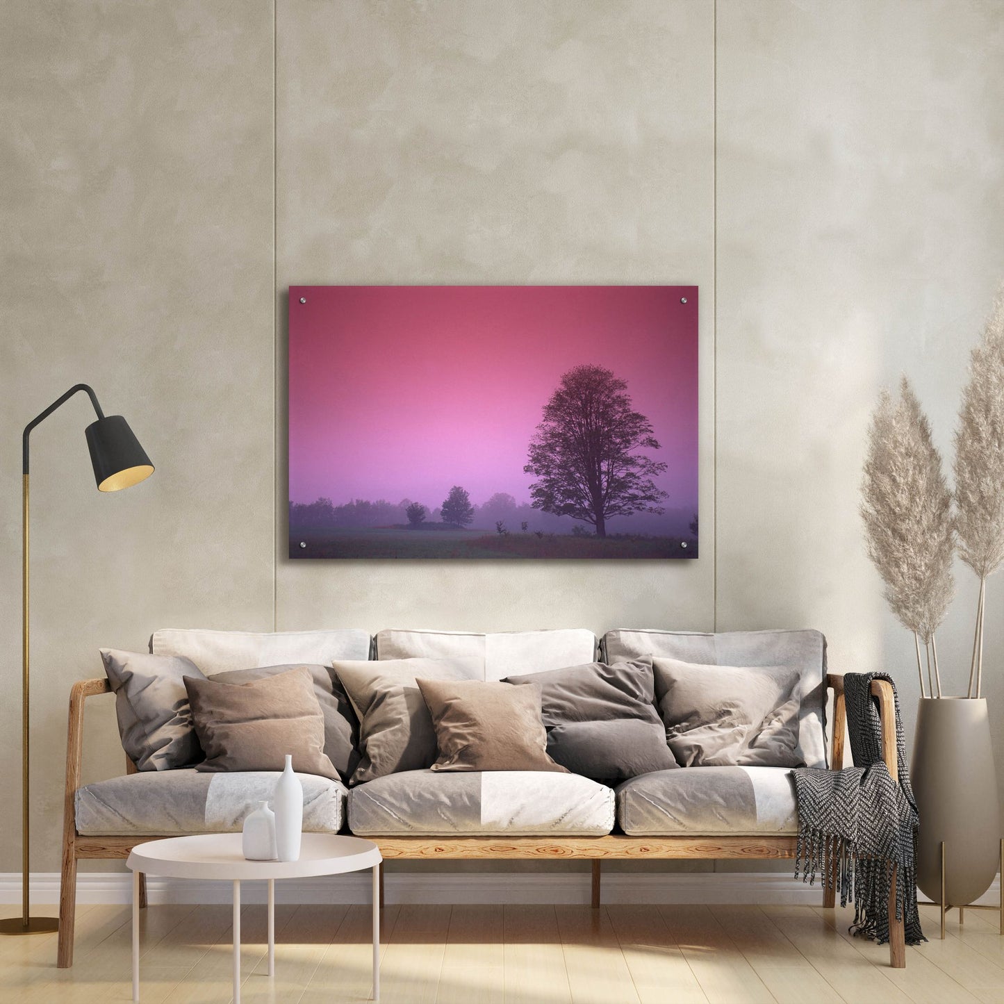 Epic Art 'Evening Fields' by Photoinc Studio, Acrylic Glass Wall Art,36x24