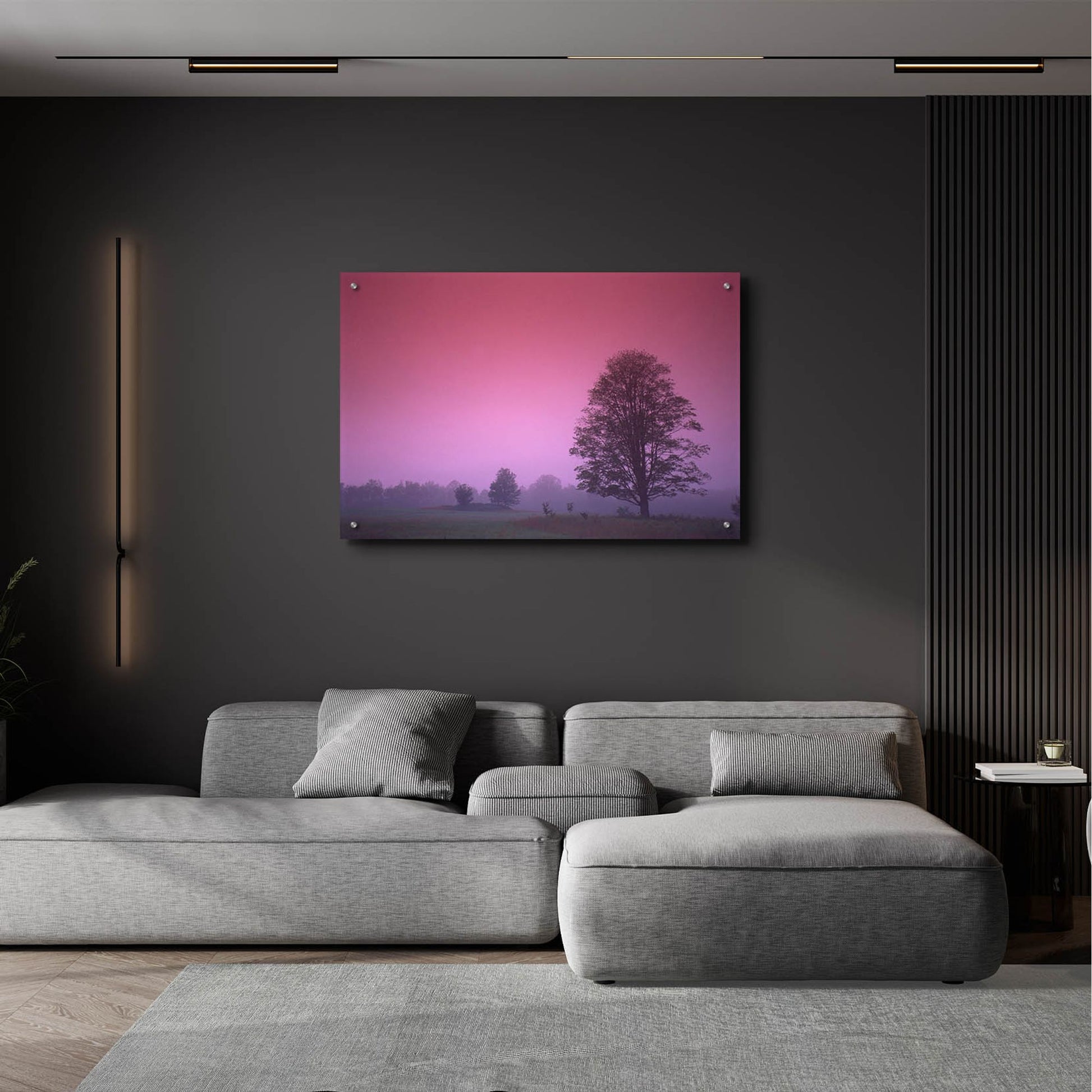 Epic Art 'Evening Fields' by Photoinc Studio, Acrylic Glass Wall Art,36x24