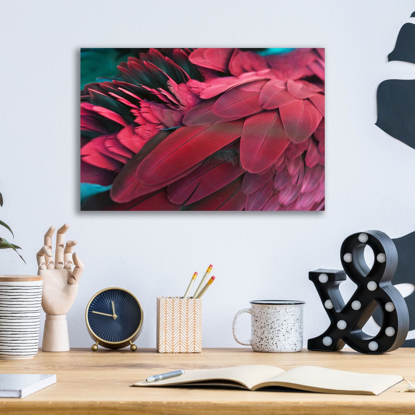 Epic Art 'Feather' by Photoinc Studio, Acrylic Glass Wall Art,16x12