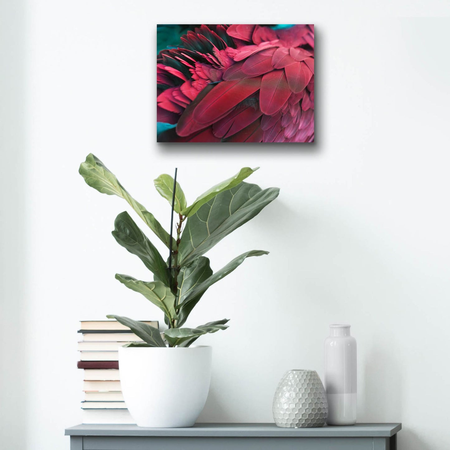 Epic Art 'Feather' by Photoinc Studio, Acrylic Glass Wall Art,16x12