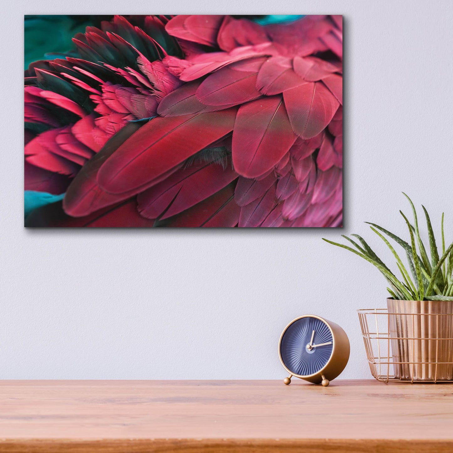 Epic Art 'Feather' by Photoinc Studio, Acrylic Glass Wall Art,16x12