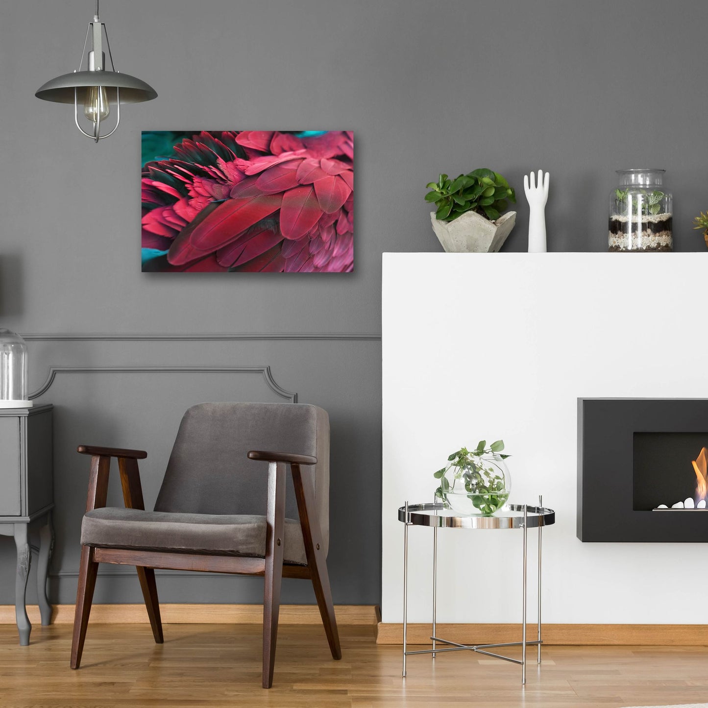 Epic Art 'Feather' by Photoinc Studio, Acrylic Glass Wall Art,24x16