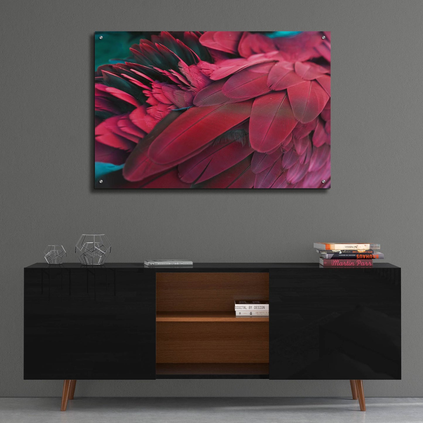 Epic Art 'Feather' by Photoinc Studio, Acrylic Glass Wall Art,36x24