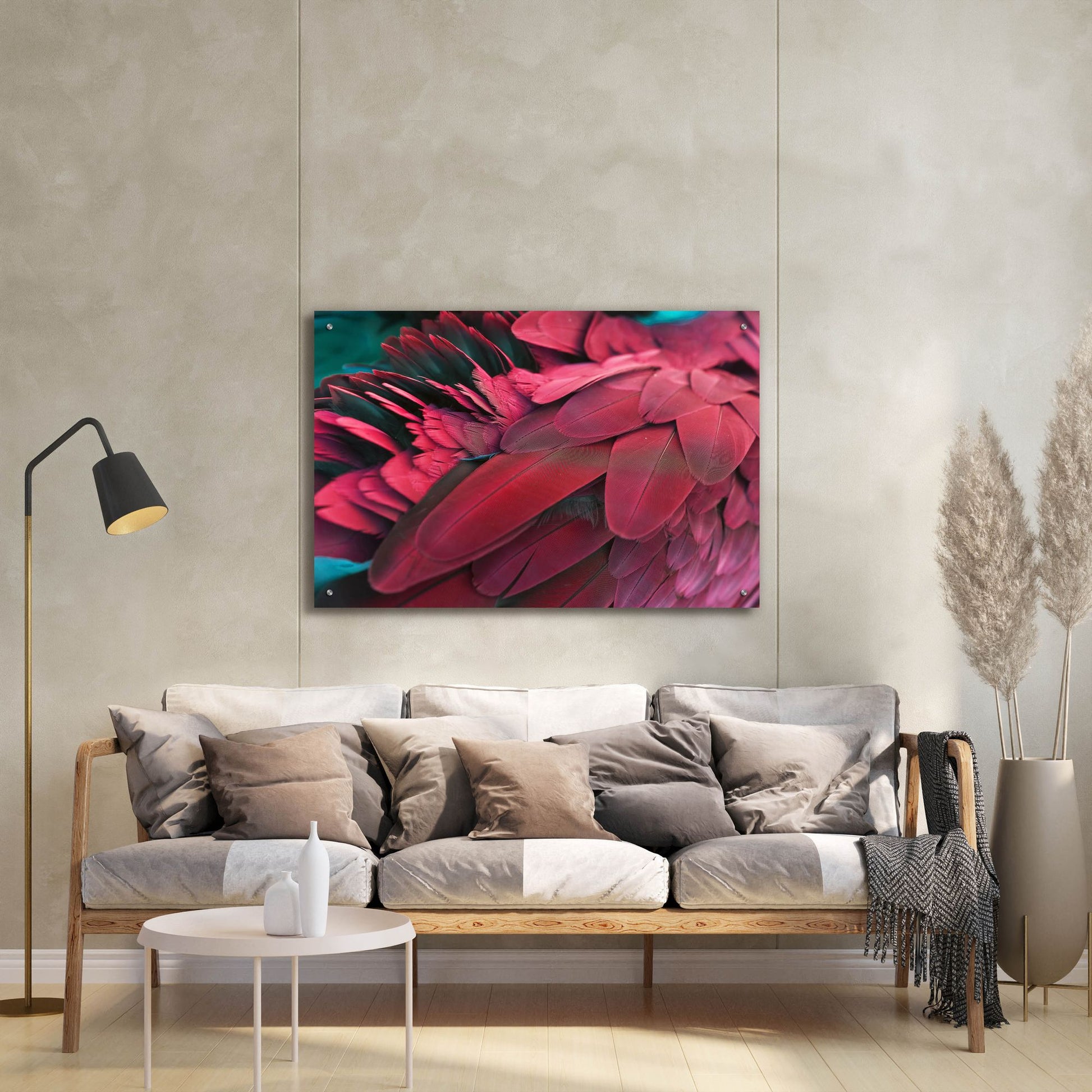 Epic Art 'Feather' by Photoinc Studio, Acrylic Glass Wall Art,36x24