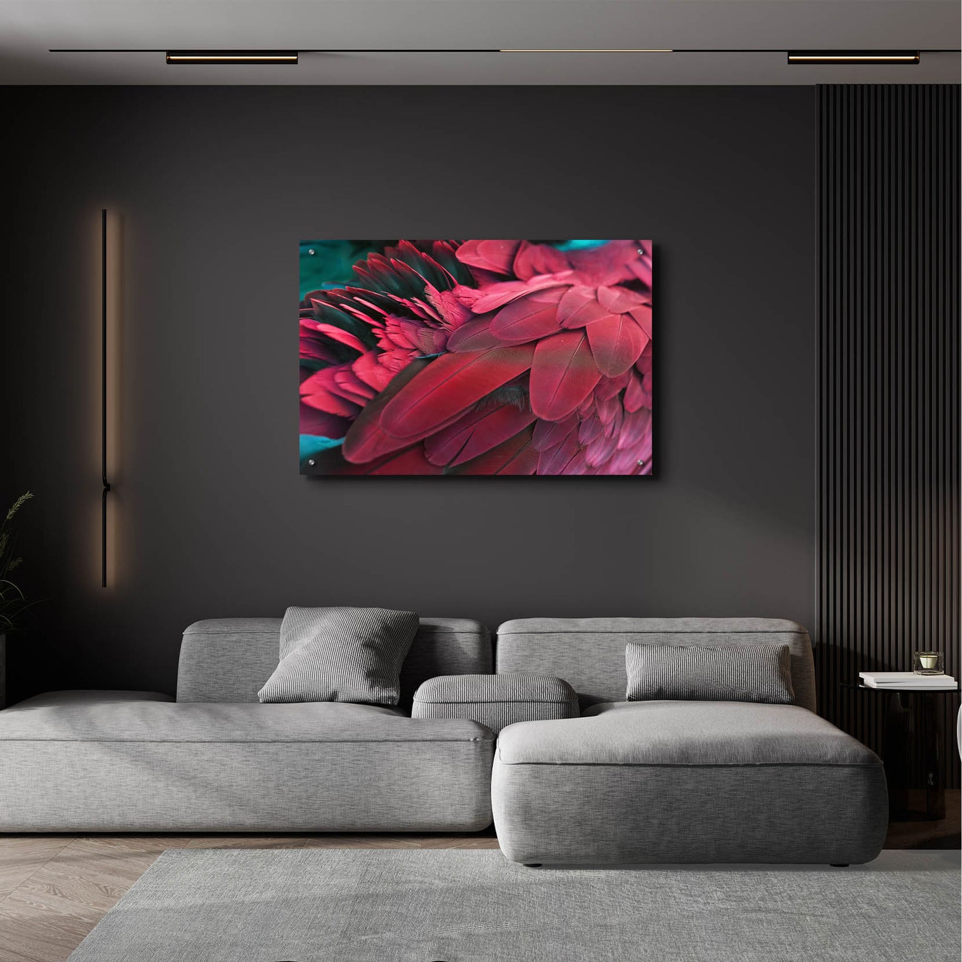 Epic Art 'Feather' by Photoinc Studio, Acrylic Glass Wall Art,36x24