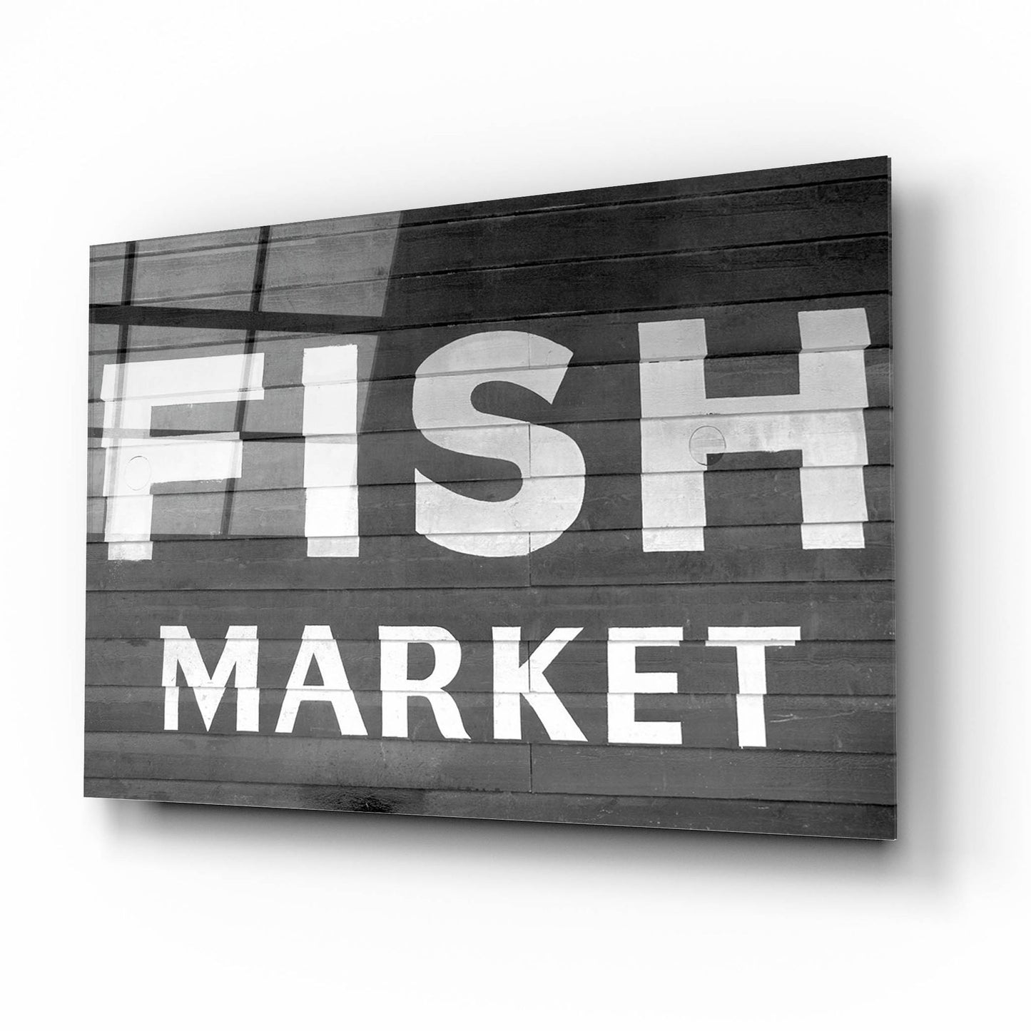 Epic Art 'Fish Market' by Photoinc Studio, Acrylic Glass Wall Art,16x12