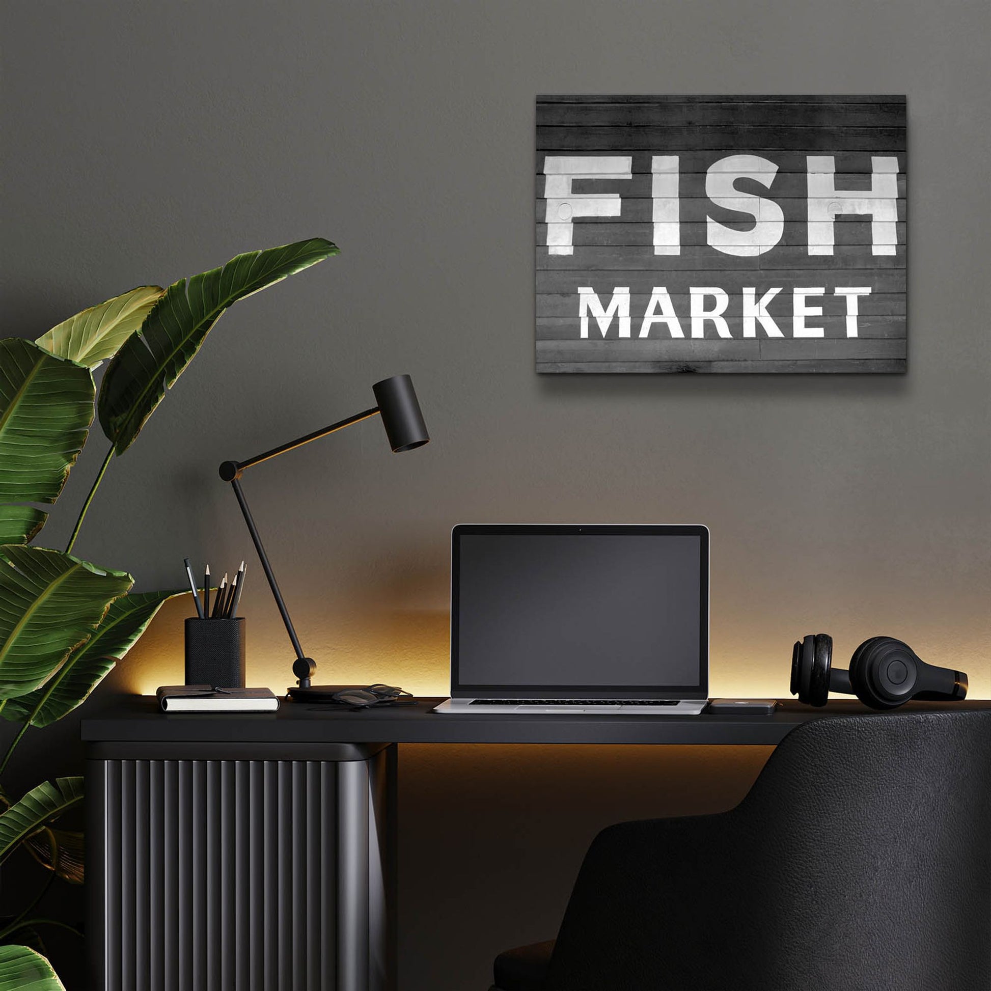 Epic Art 'Fish Market' by Photoinc Studio, Acrylic Glass Wall Art,16x12