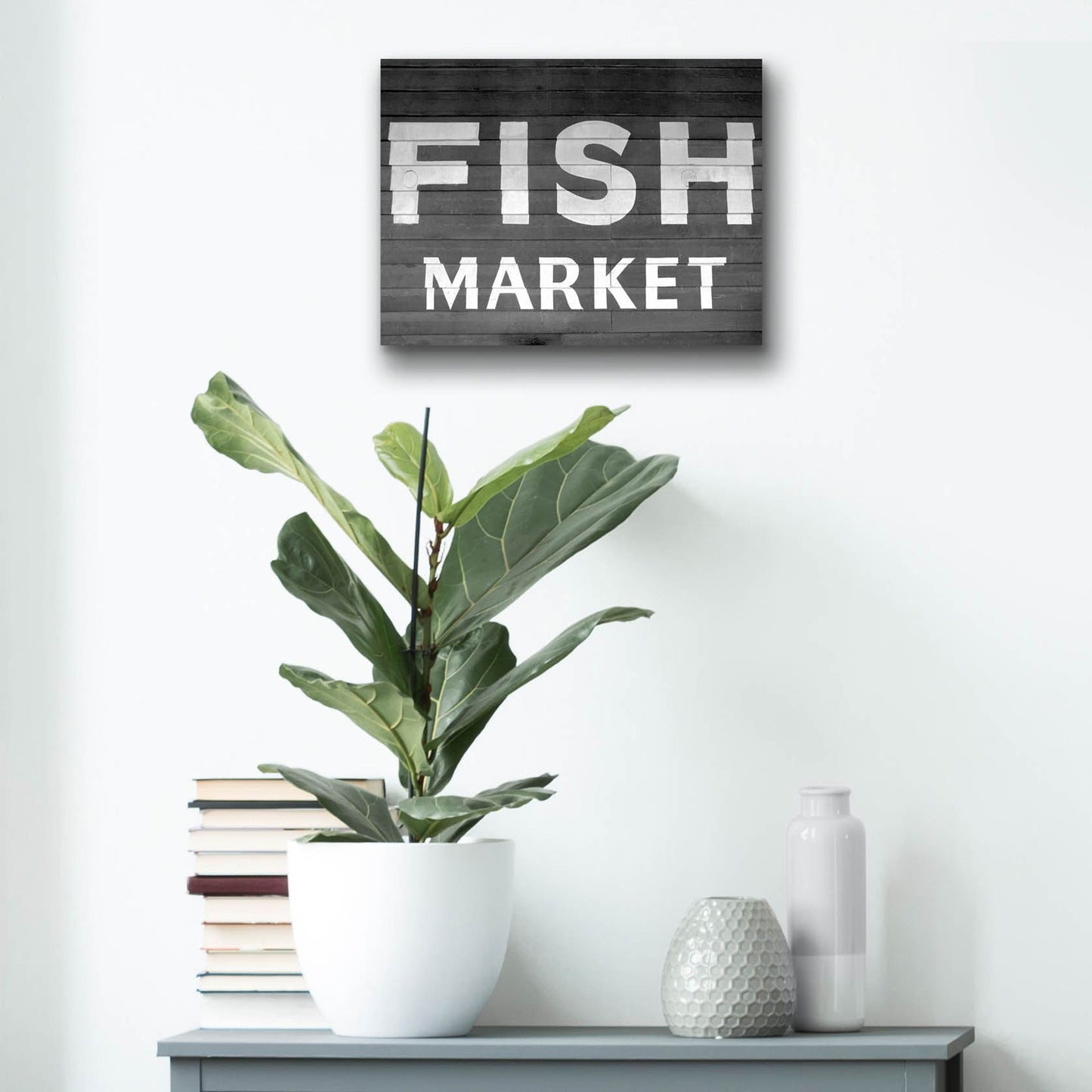 Epic Art 'Fish Market' by Photoinc Studio, Acrylic Glass Wall Art,16x12