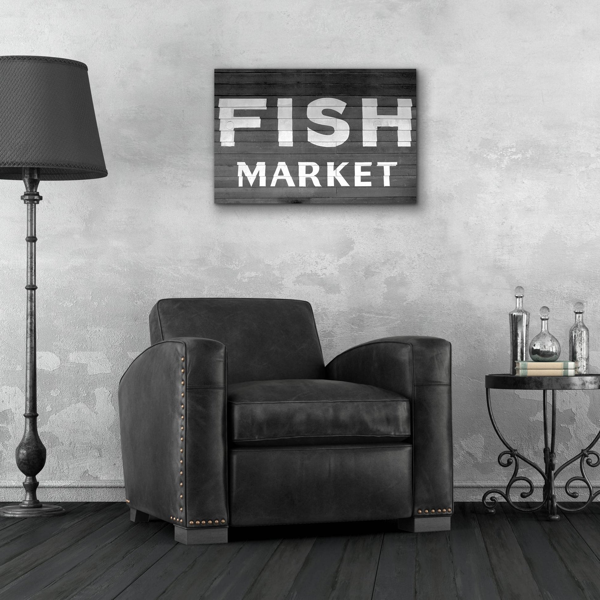 Epic Art 'Fish Market' by Photoinc Studio, Acrylic Glass Wall Art,24x16