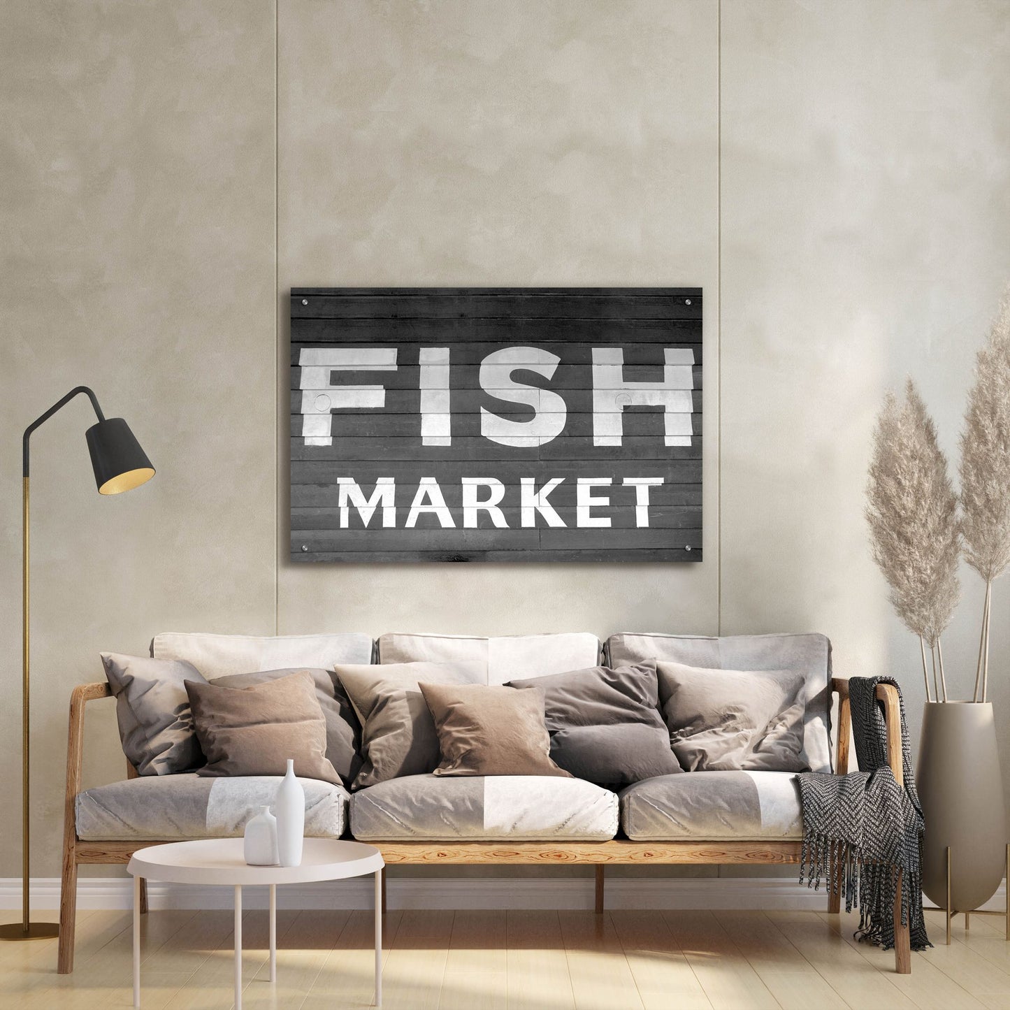 Epic Art 'Fish Market' by Photoinc Studio, Acrylic Glass Wall Art,36x24