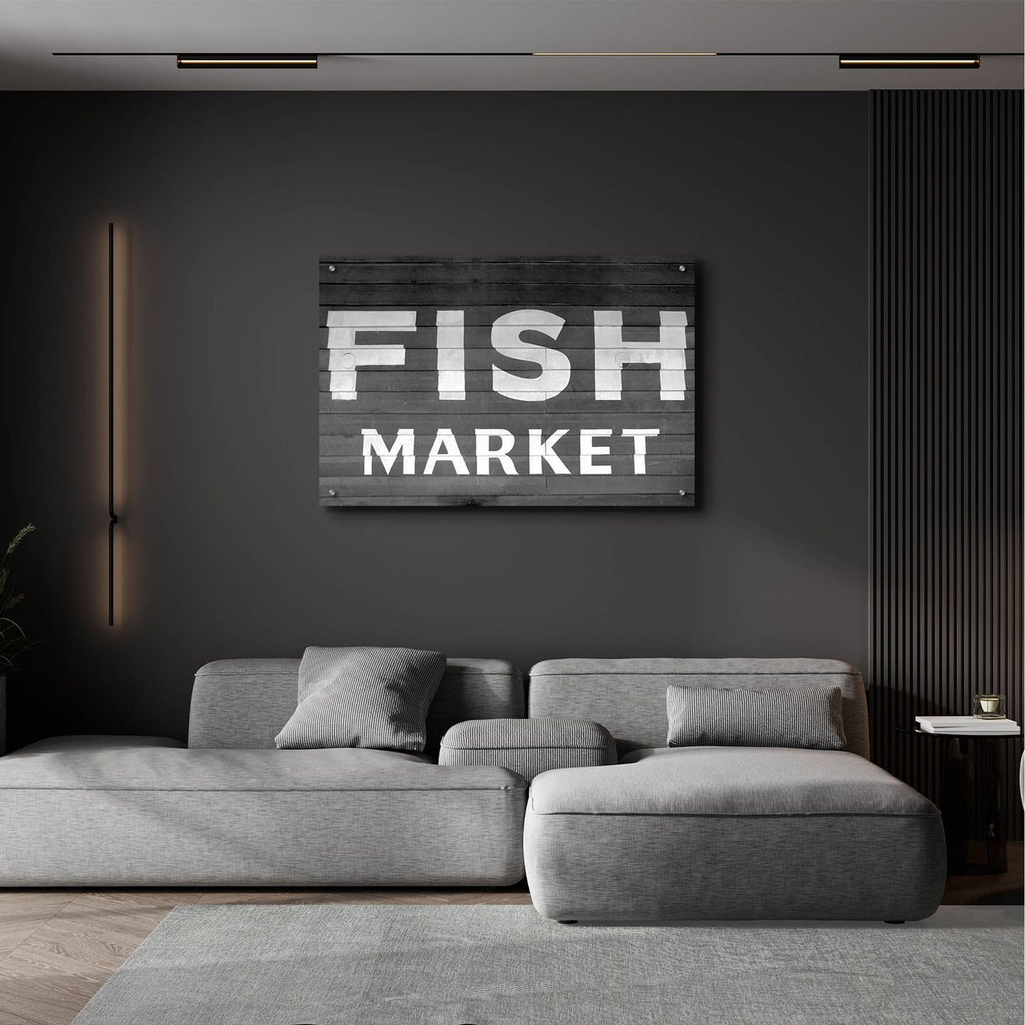 Epic Art 'Fish Market' by Photoinc Studio, Acrylic Glass Wall Art,36x24