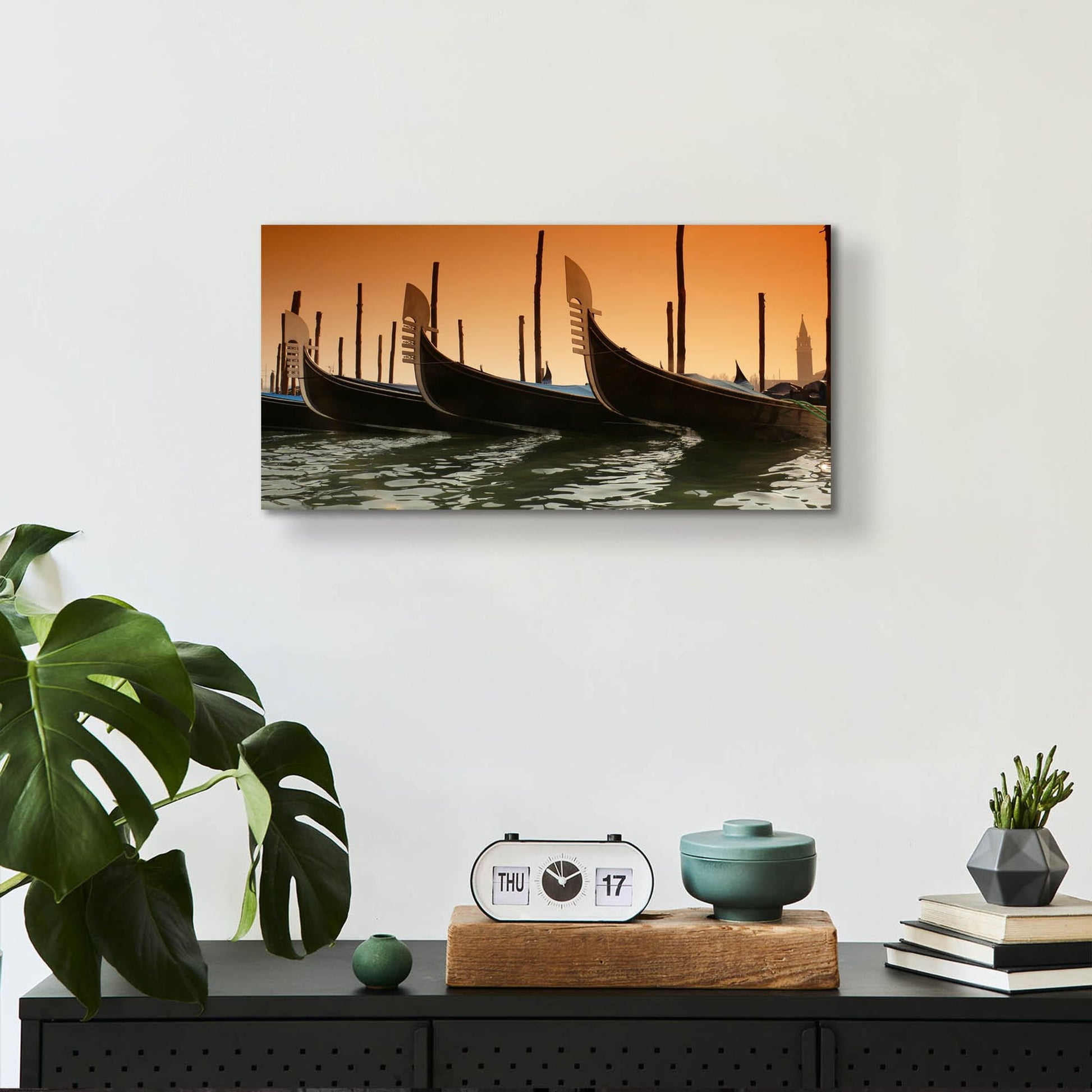 Epic Art 'Gondola' by Photoinc Studio, Acrylic Glass Wall Art,24x12