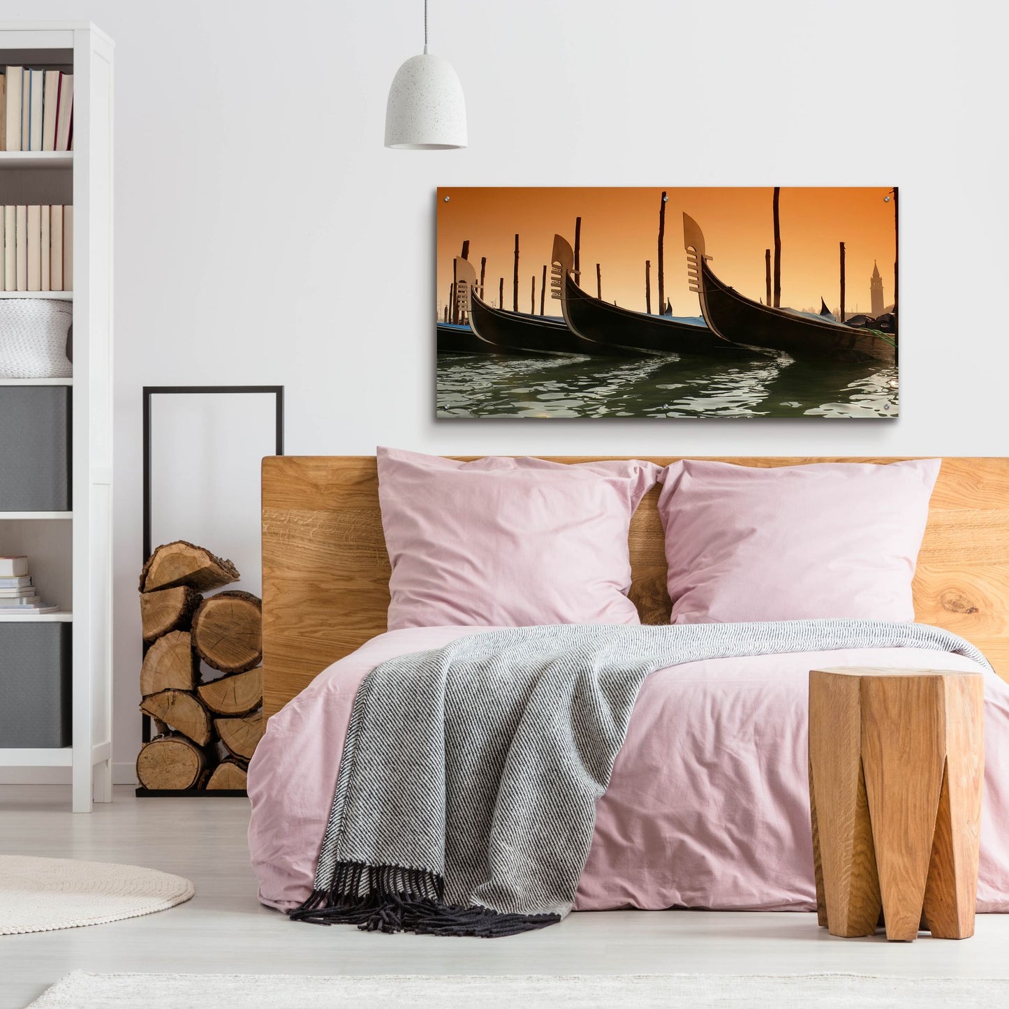 Epic Art 'Gondola' by Photoinc Studio, Acrylic Glass Wall Art,48x24