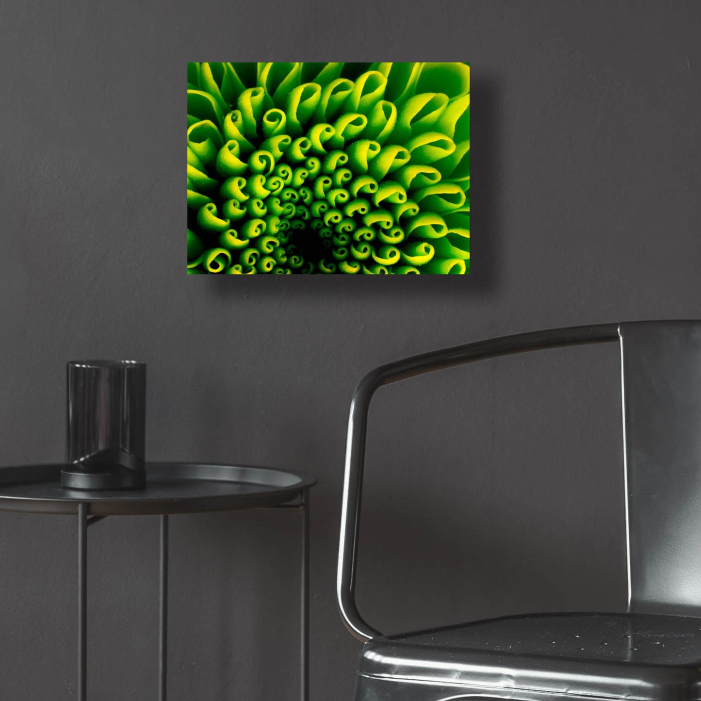 Epic Art 'Green Design 1' by Photoinc Studio, Acrylic Glass Wall Art,16x12