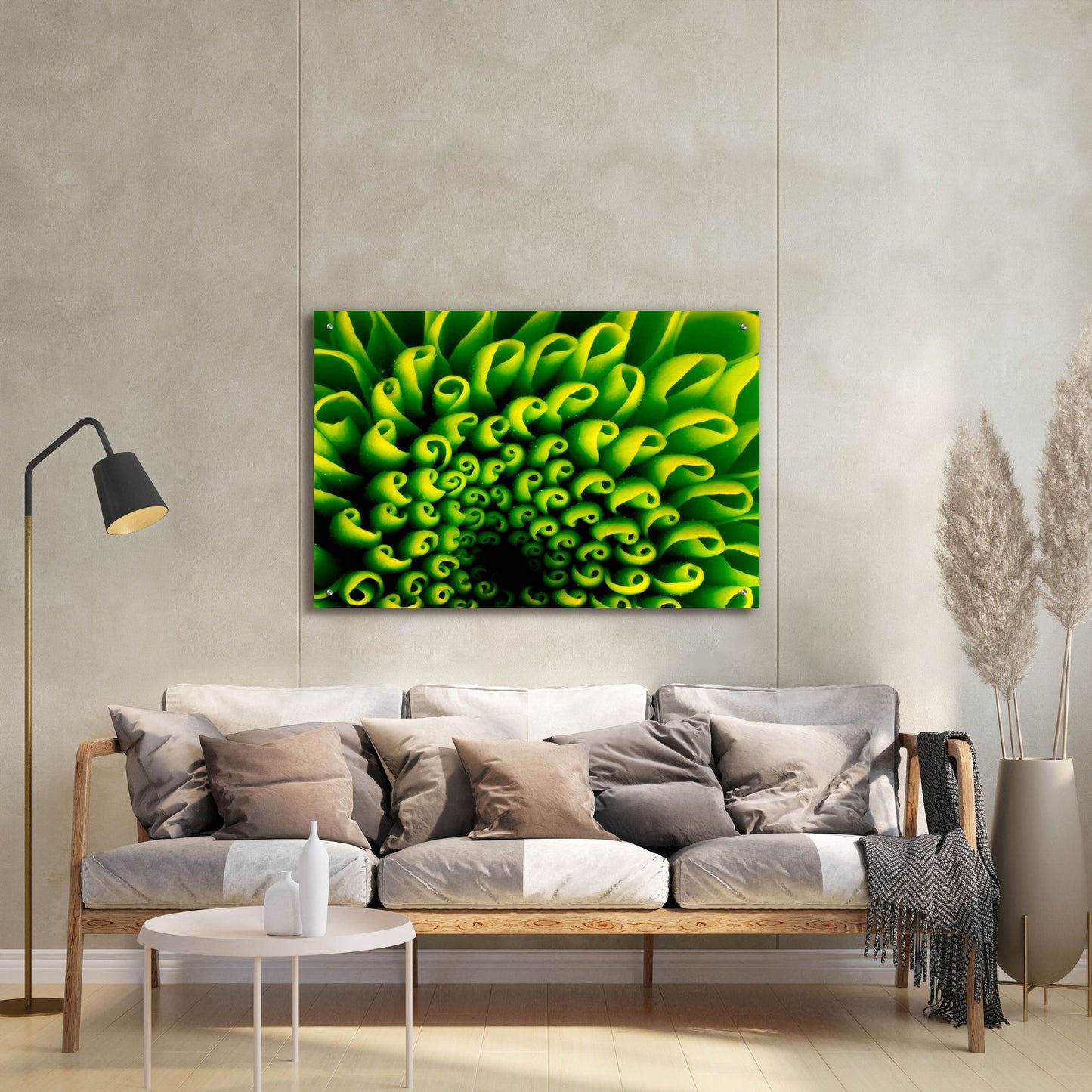 Epic Art 'Green Design 1' by Photoinc Studio, Acrylic Glass Wall Art,36x24