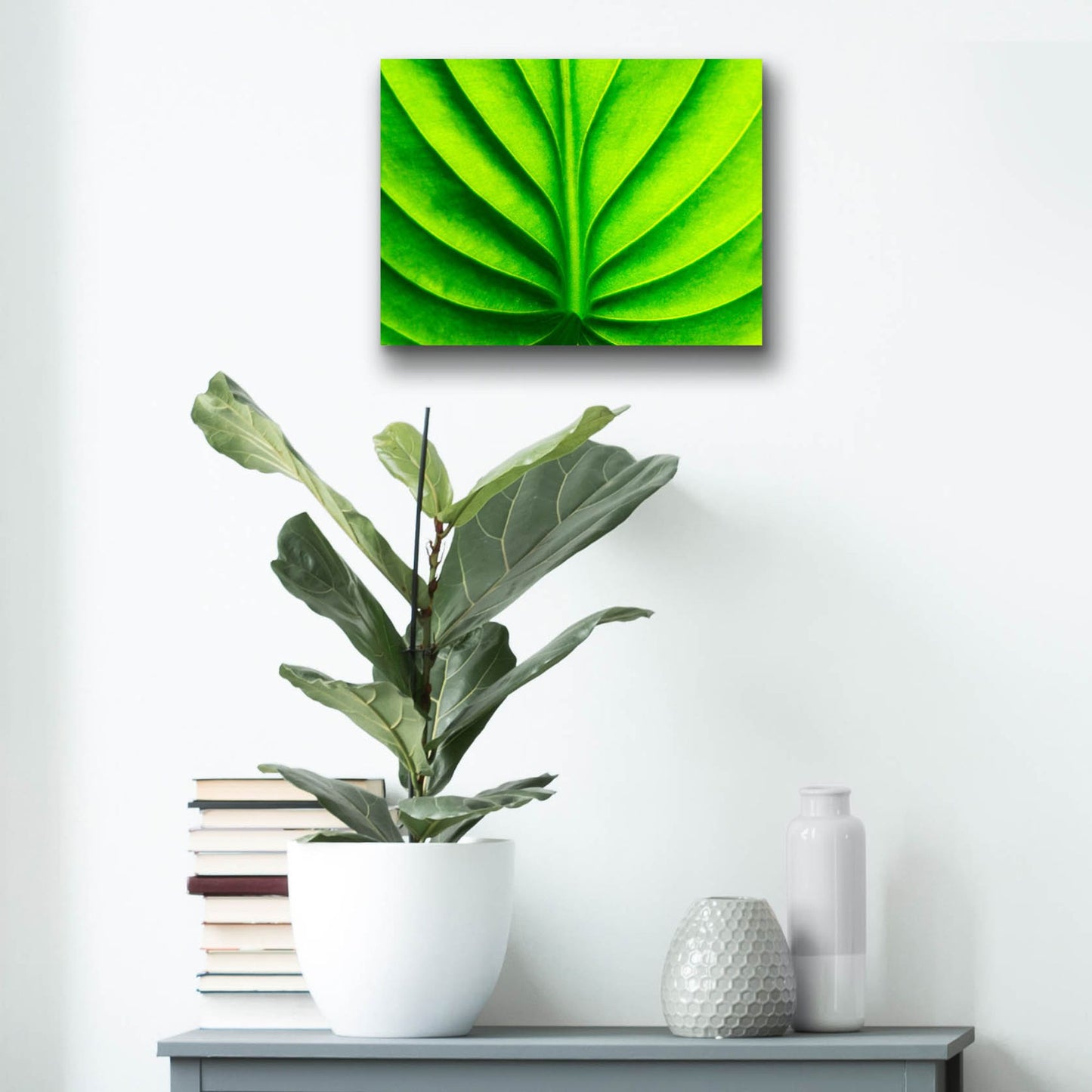 Epic Art 'Green Design 2' by Photoinc Studio, Acrylic Glass Wall Art,16x12