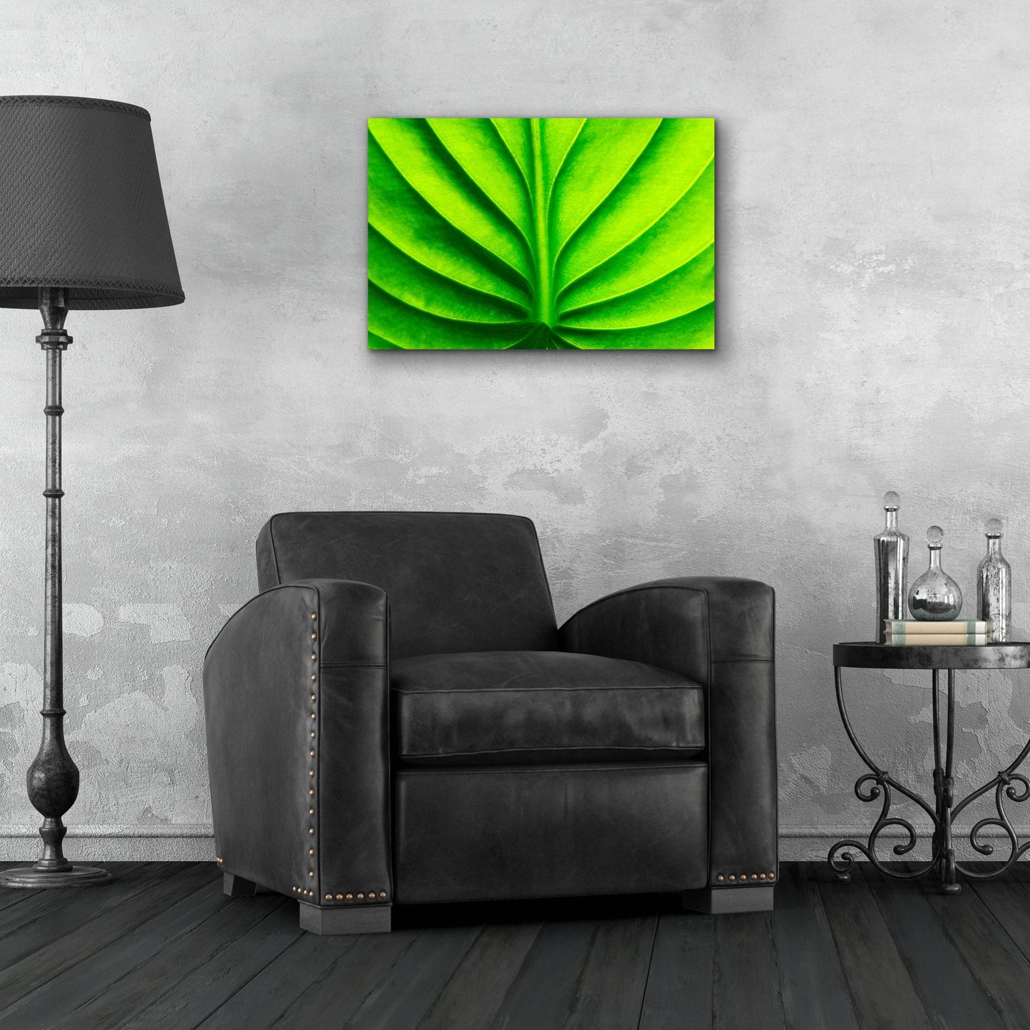 Epic Art 'Green Design 2' by Photoinc Studio, Acrylic Glass Wall Art,24x16