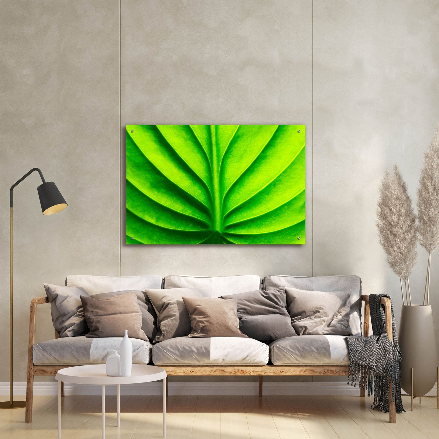 Epic Art 'Green Design 2' by Photoinc Studio, Acrylic Glass Wall Art,36x24