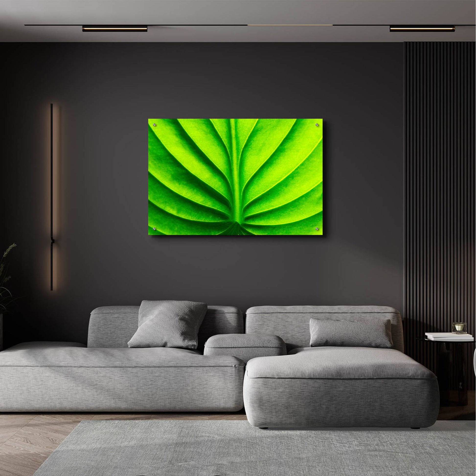 Epic Art 'Green Design 2' by Photoinc Studio, Acrylic Glass Wall Art,36x24