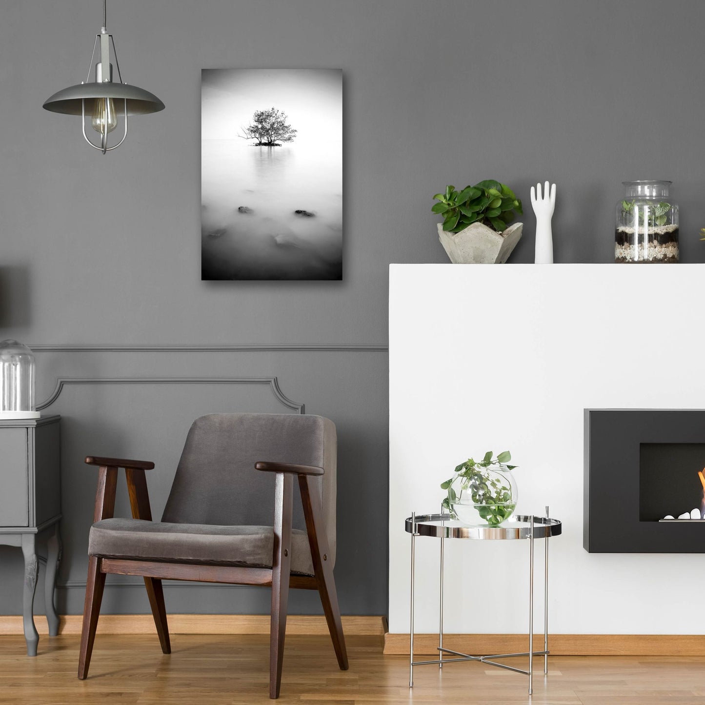 Epic Art 'In The Mist 2' by Photoinc Studio, Acrylic Glass Wall Art,16x24