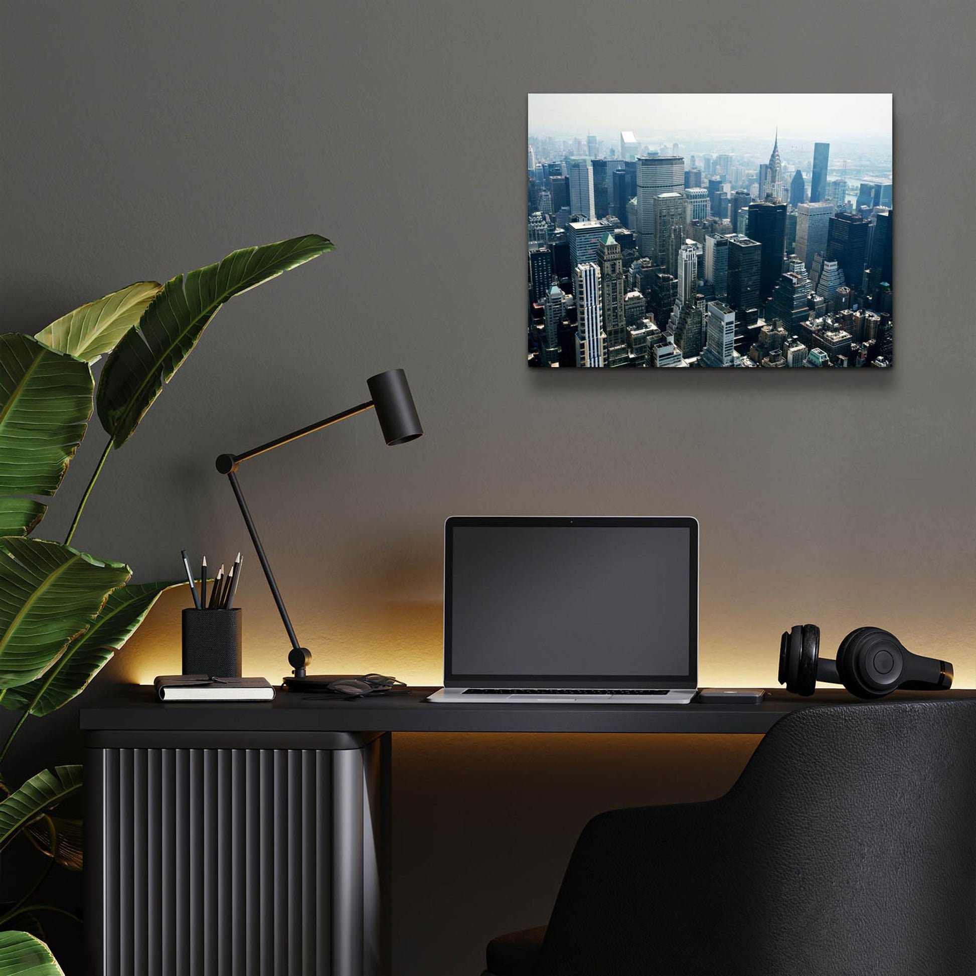 Epic Art 'Manhattan' by Photoinc Studio, Acrylic Glass Wall Art,16x12