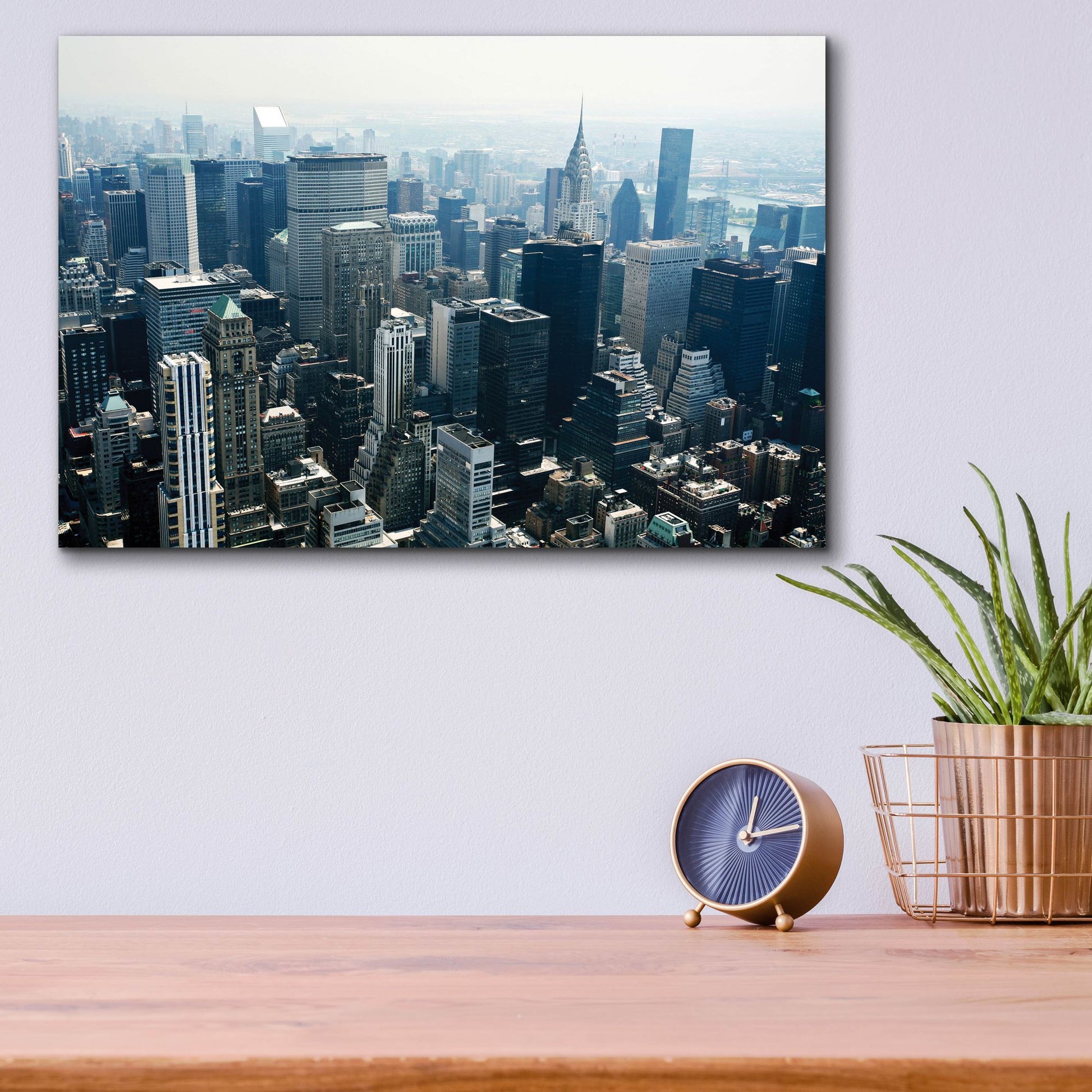 Epic Art 'Manhattan' by Photoinc Studio, Acrylic Glass Wall Art,16x12