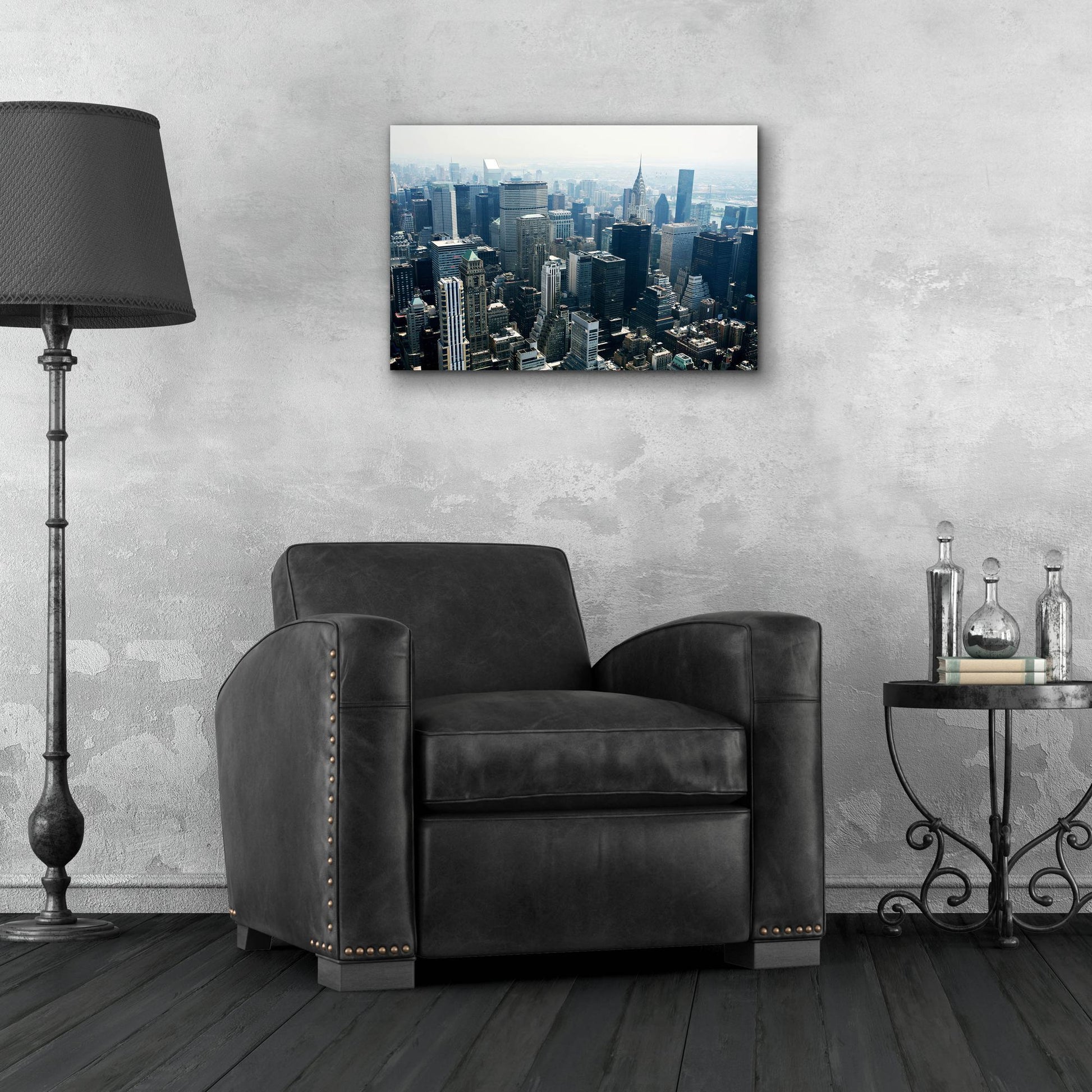 Epic Art 'Manhattan' by Photoinc Studio, Acrylic Glass Wall Art,24x16