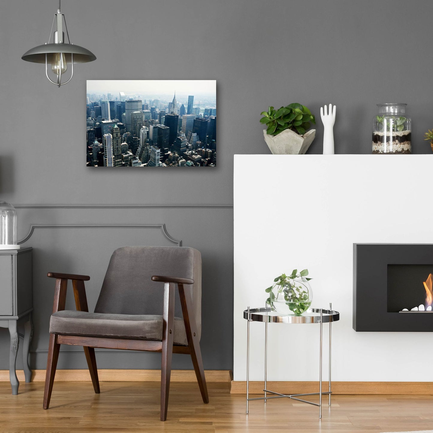 Epic Art 'Manhattan' by Photoinc Studio, Acrylic Glass Wall Art,24x16