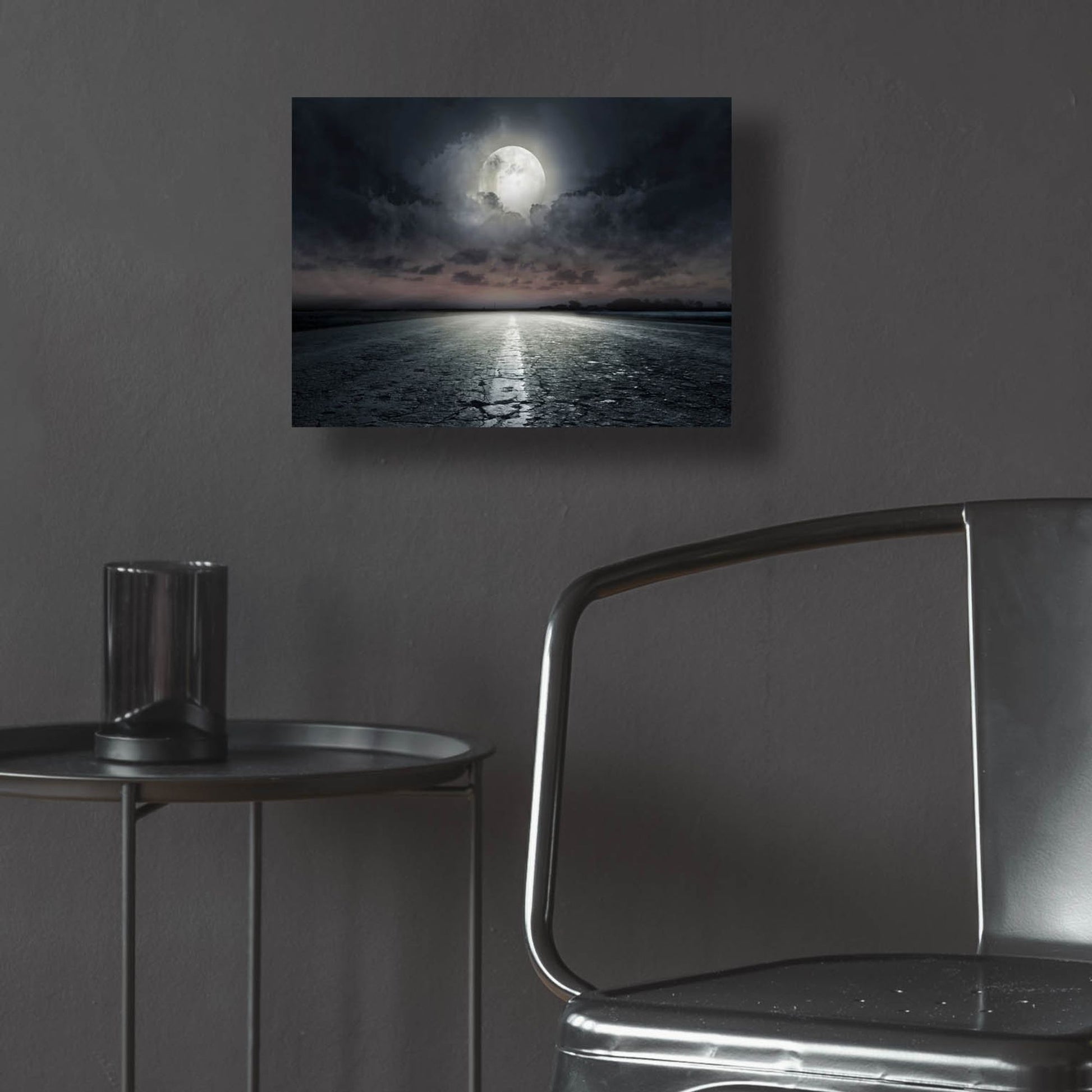 Epic Art 'Moon' by Photoinc Studio, Acrylic Glass Wall Art,16x12