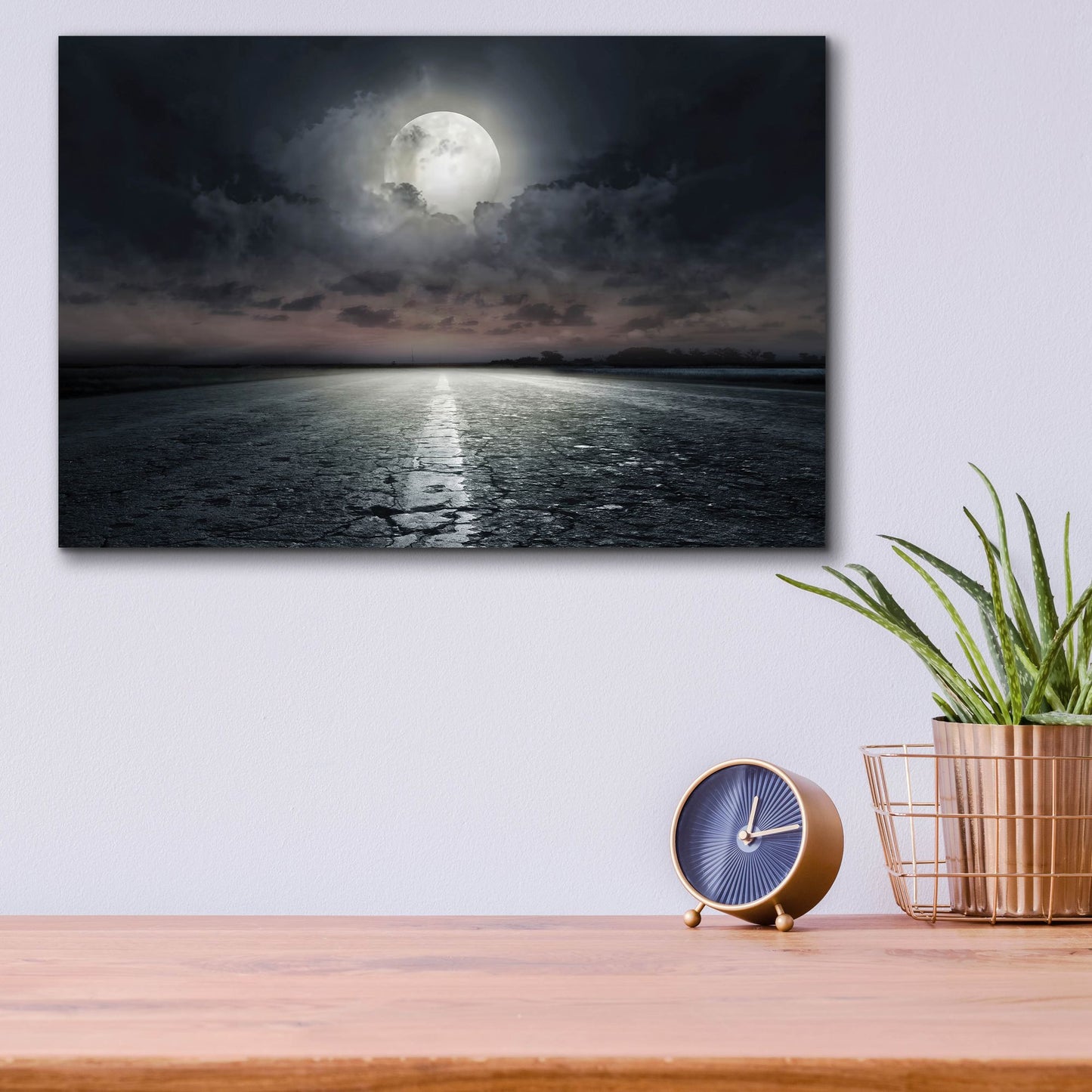 Epic Art 'Moon' by Photoinc Studio, Acrylic Glass Wall Art,16x12