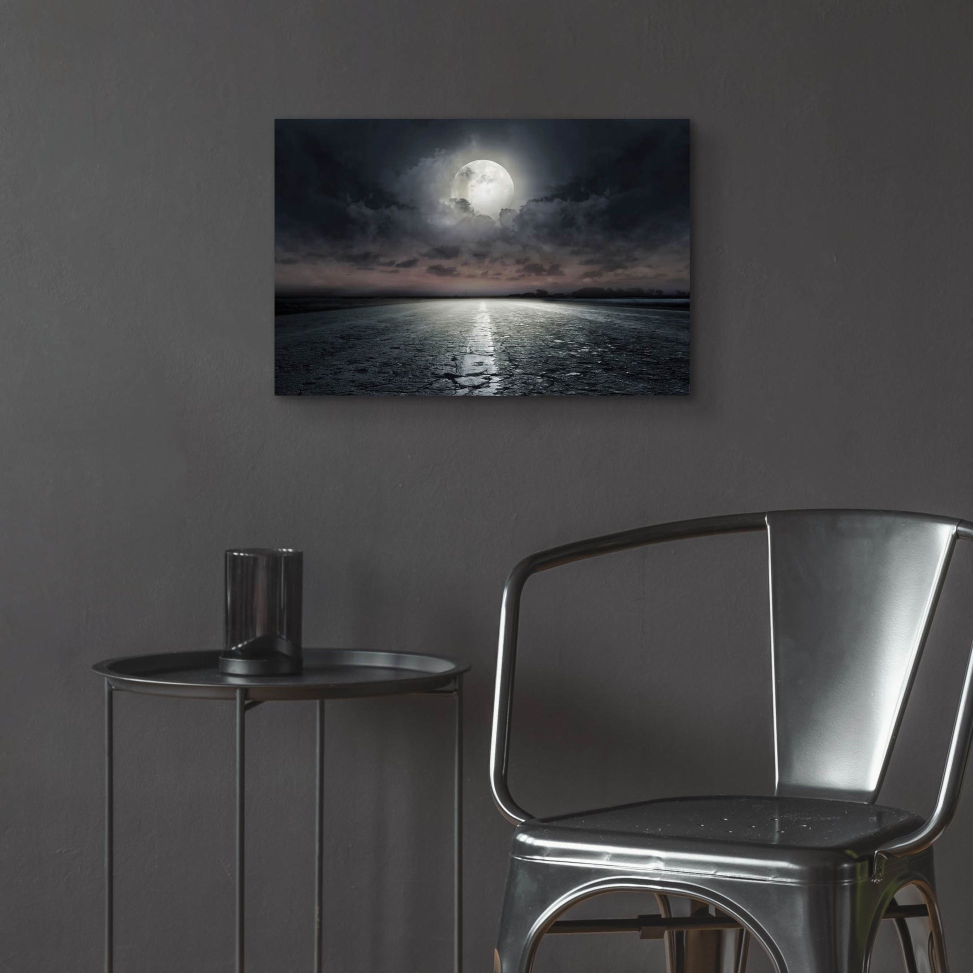 Epic Art 'Moon' by Photoinc Studio, Acrylic Glass Wall Art,24x16