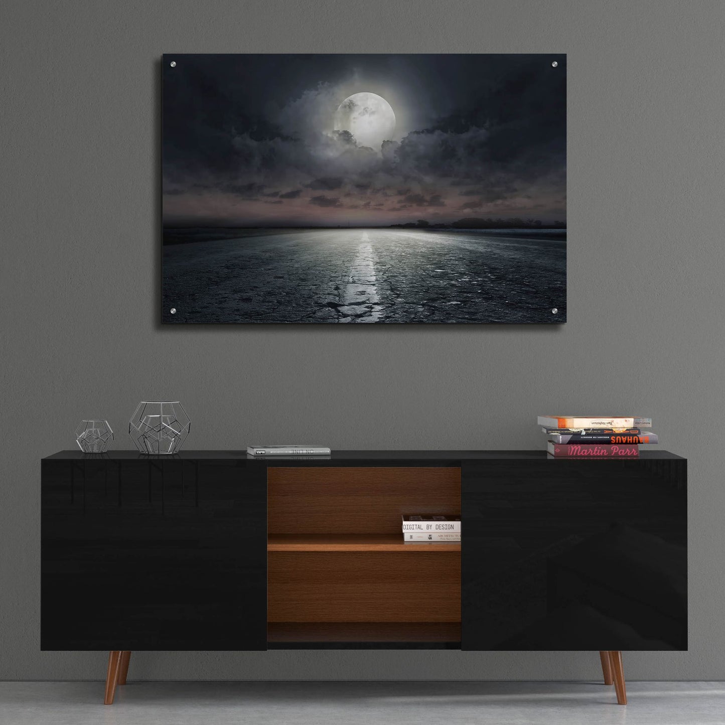 Epic Art 'Moon' by Photoinc Studio, Acrylic Glass Wall Art,36x24