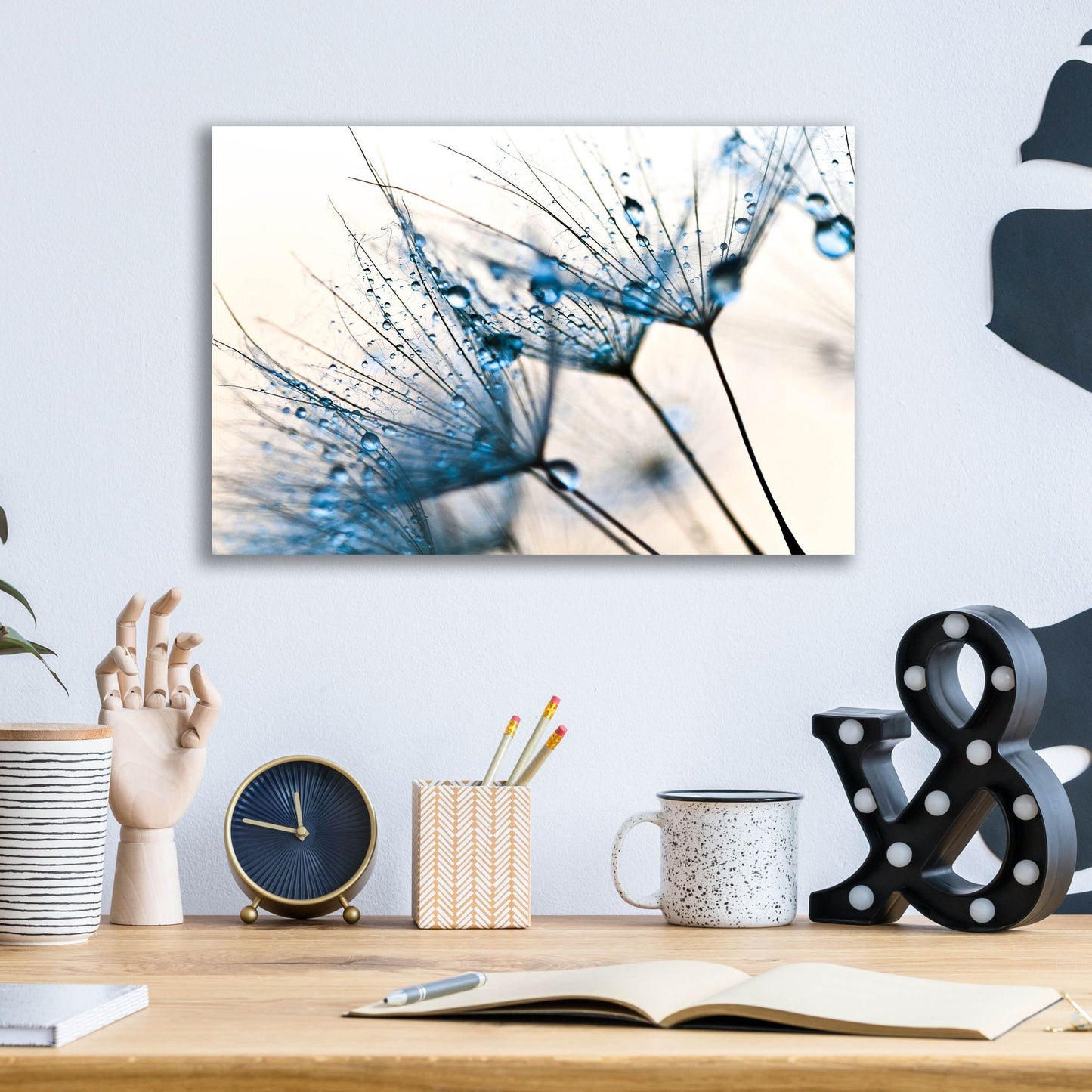 Epic Art 'Mystic Blue' by Photoinc Studio, Acrylic Glass Wall Art,16x12