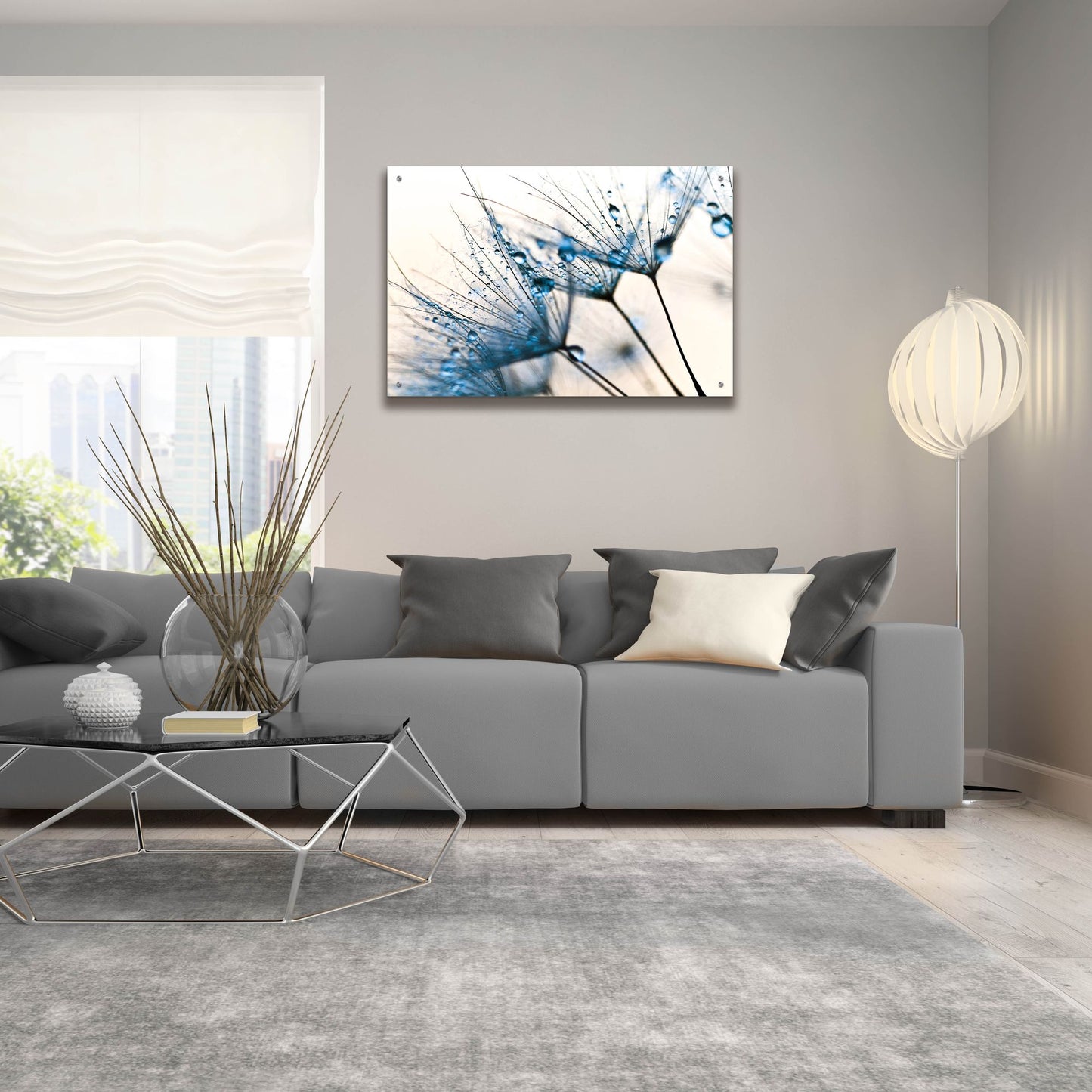 Epic Art 'Mystic Blue' by Photoinc Studio, Acrylic Glass Wall Art,36x24