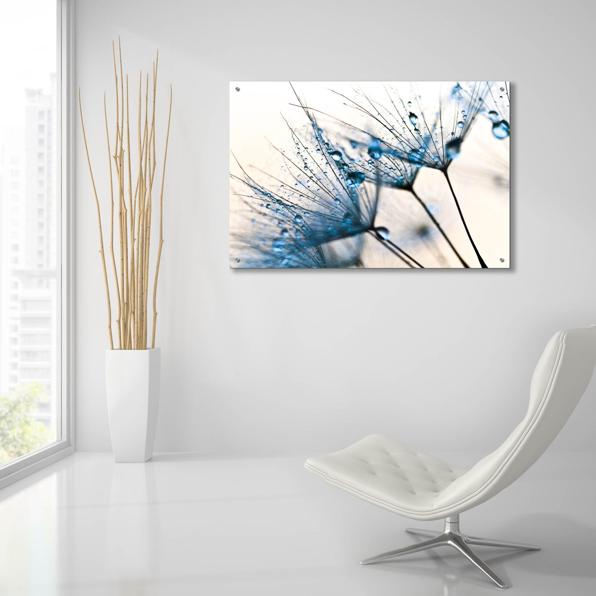 Epic Art 'Mystic Blue' by Photoinc Studio, Acrylic Glass Wall Art,36x24