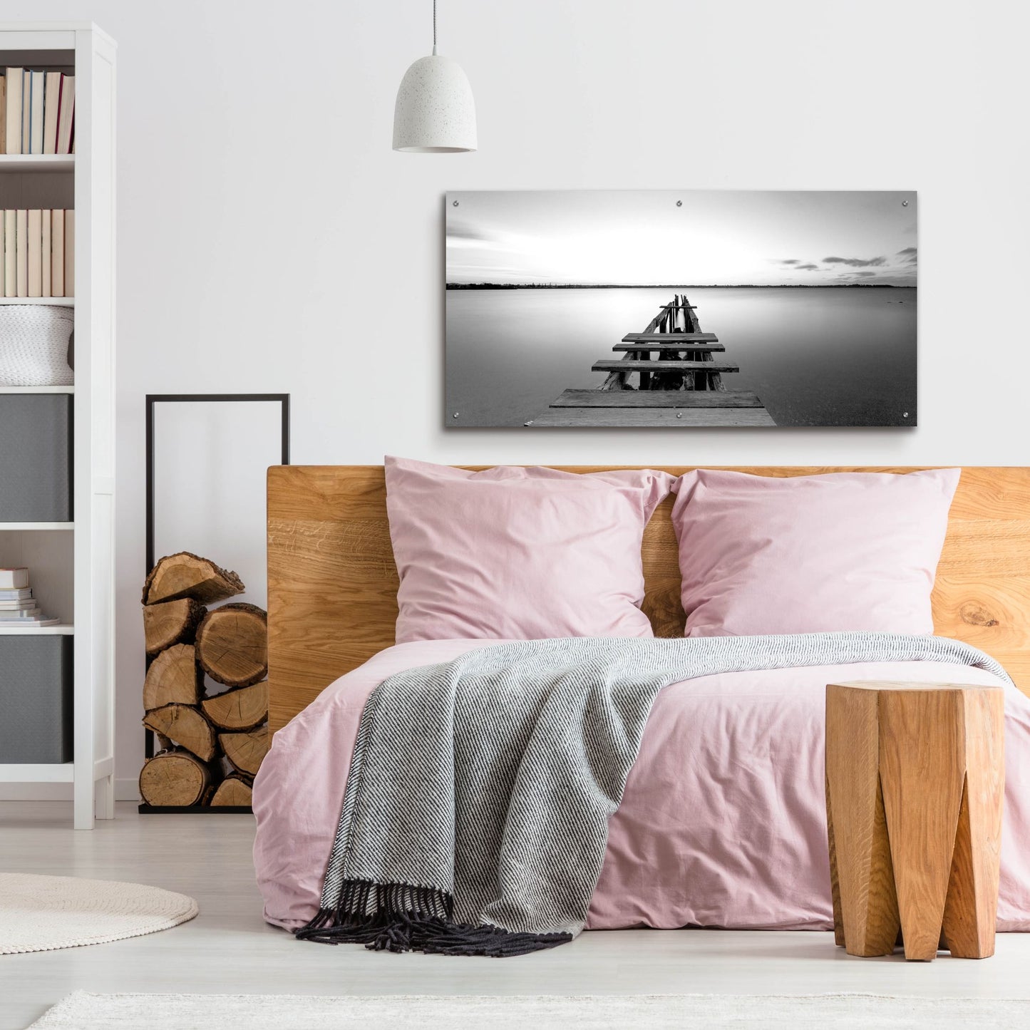 Epic Art 'Old Pier 2' by Photoinc Studio, Acrylic Glass Wall Art,48x24