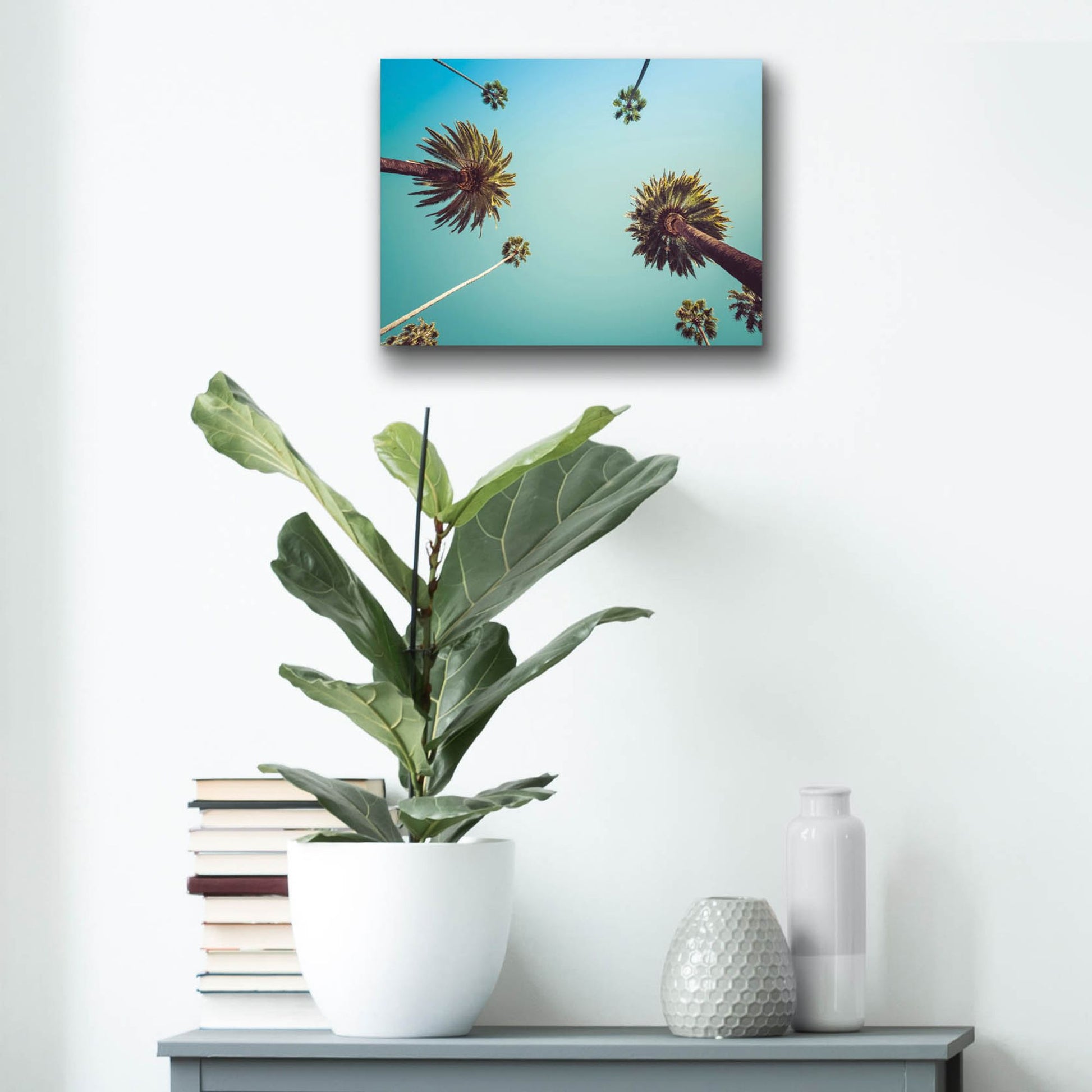 Epic Art 'Palms' by Photoinc Studio, Acrylic Glass Wall Art,16x12