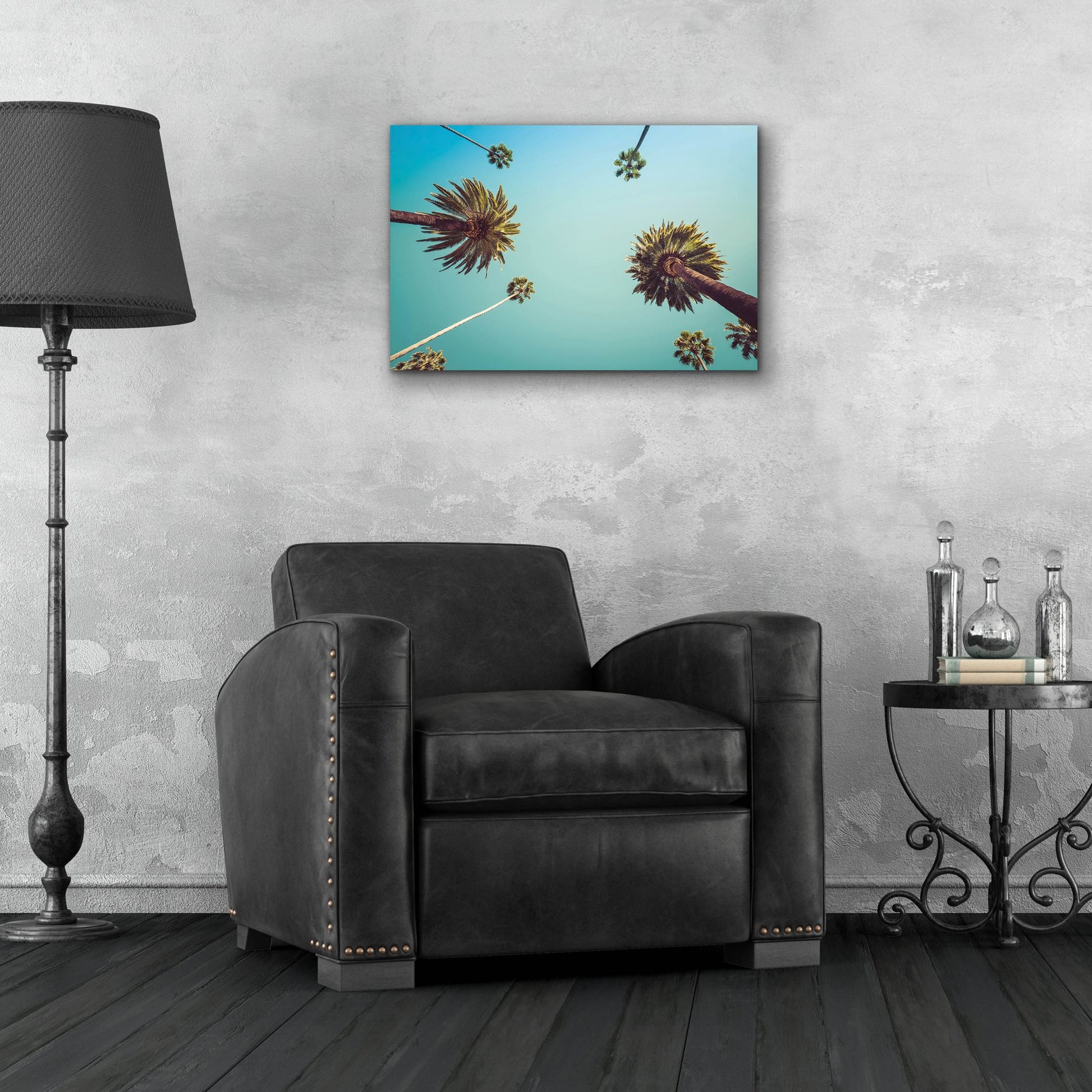 Epic Art 'Palms' by Photoinc Studio, Acrylic Glass Wall Art,24x16