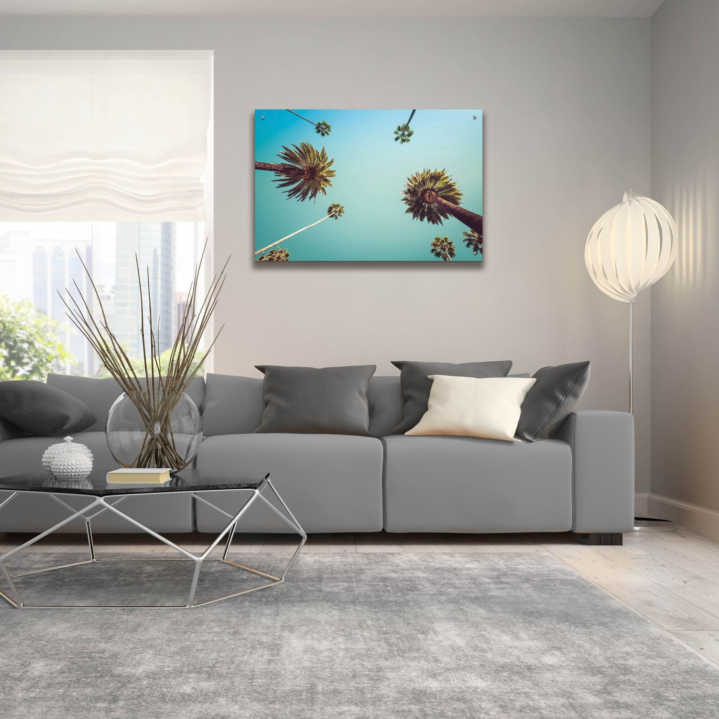 Epic Art 'Palms' by Photoinc Studio, Acrylic Glass Wall Art,36x24