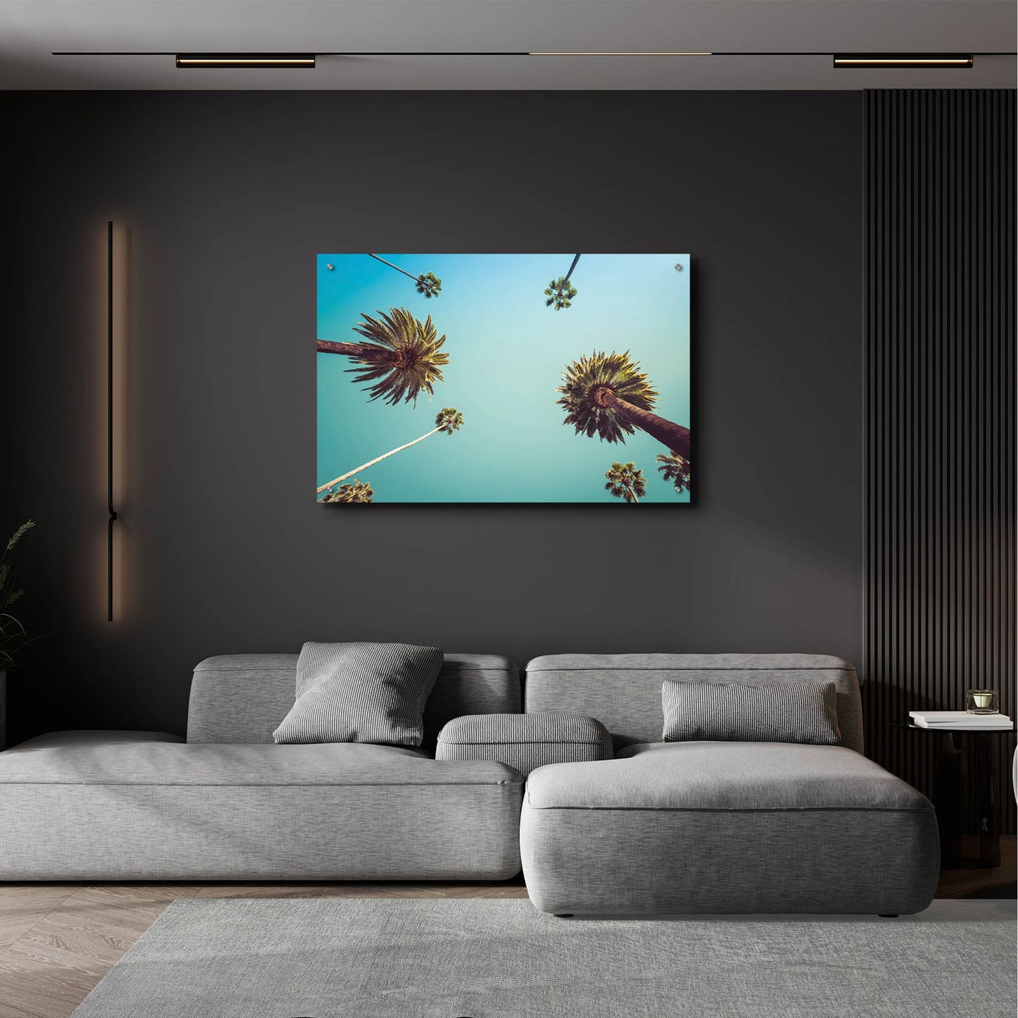 Epic Art 'Palms' by Photoinc Studio, Acrylic Glass Wall Art,36x24