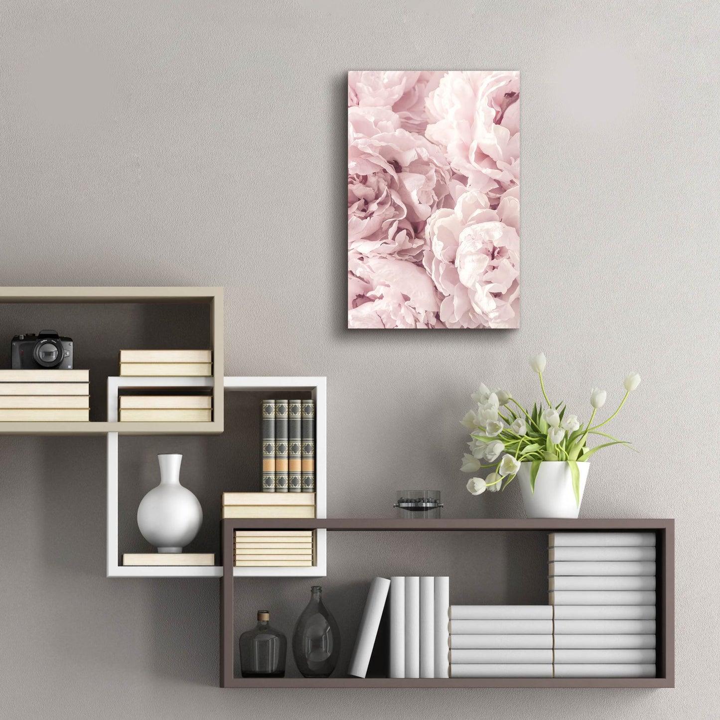 Epic Art 'Peony' by Photoinc Studio, Acrylic Glass Wall Art,16x24