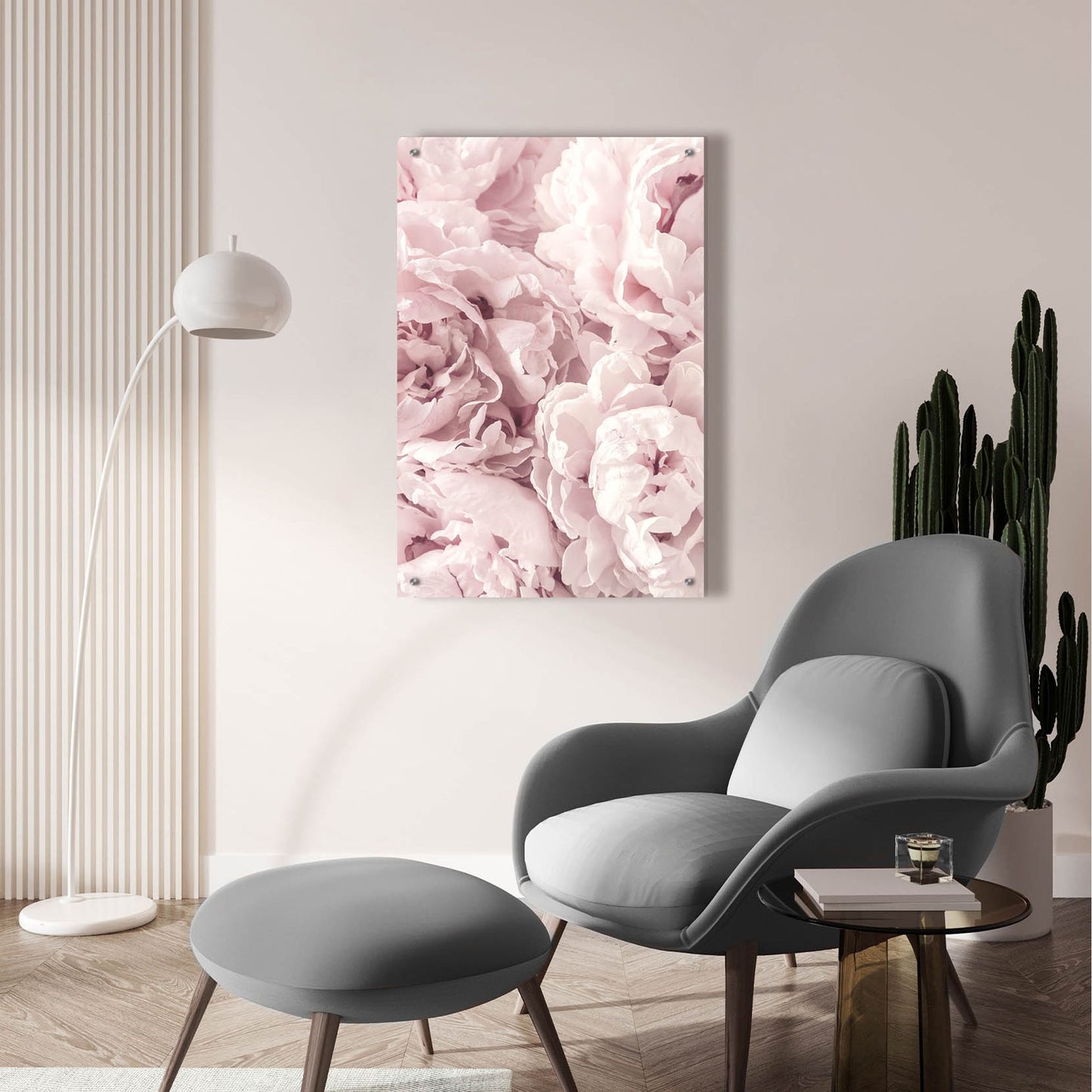 Epic Art 'Peony' by Photoinc Studio, Acrylic Glass Wall Art,24x36