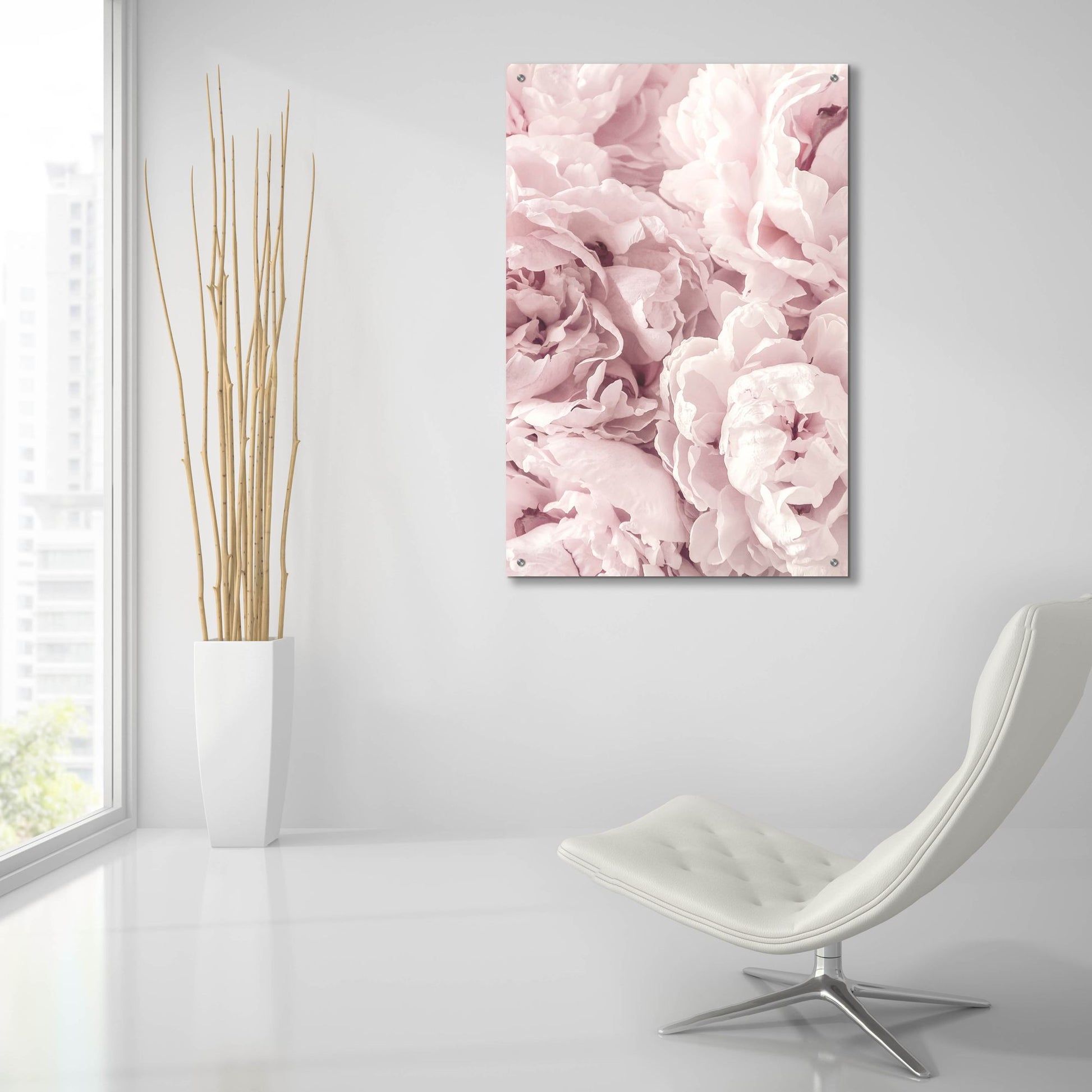 Epic Art 'Peony' by Photoinc Studio, Acrylic Glass Wall Art,24x36