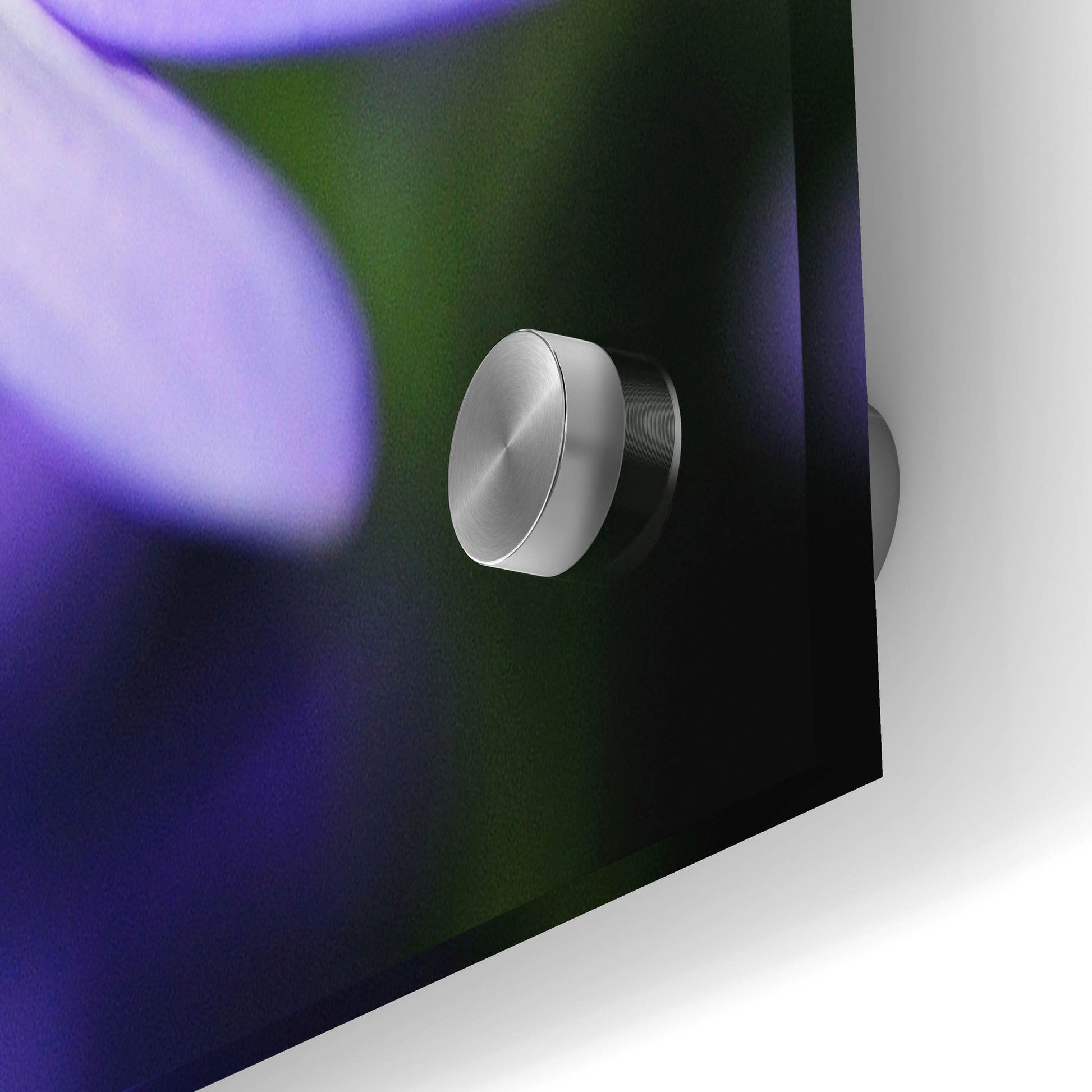 Epic Art 'Purple Flowers 3' by Photoinc Studio, Acrylic Glass Wall Art,36x24