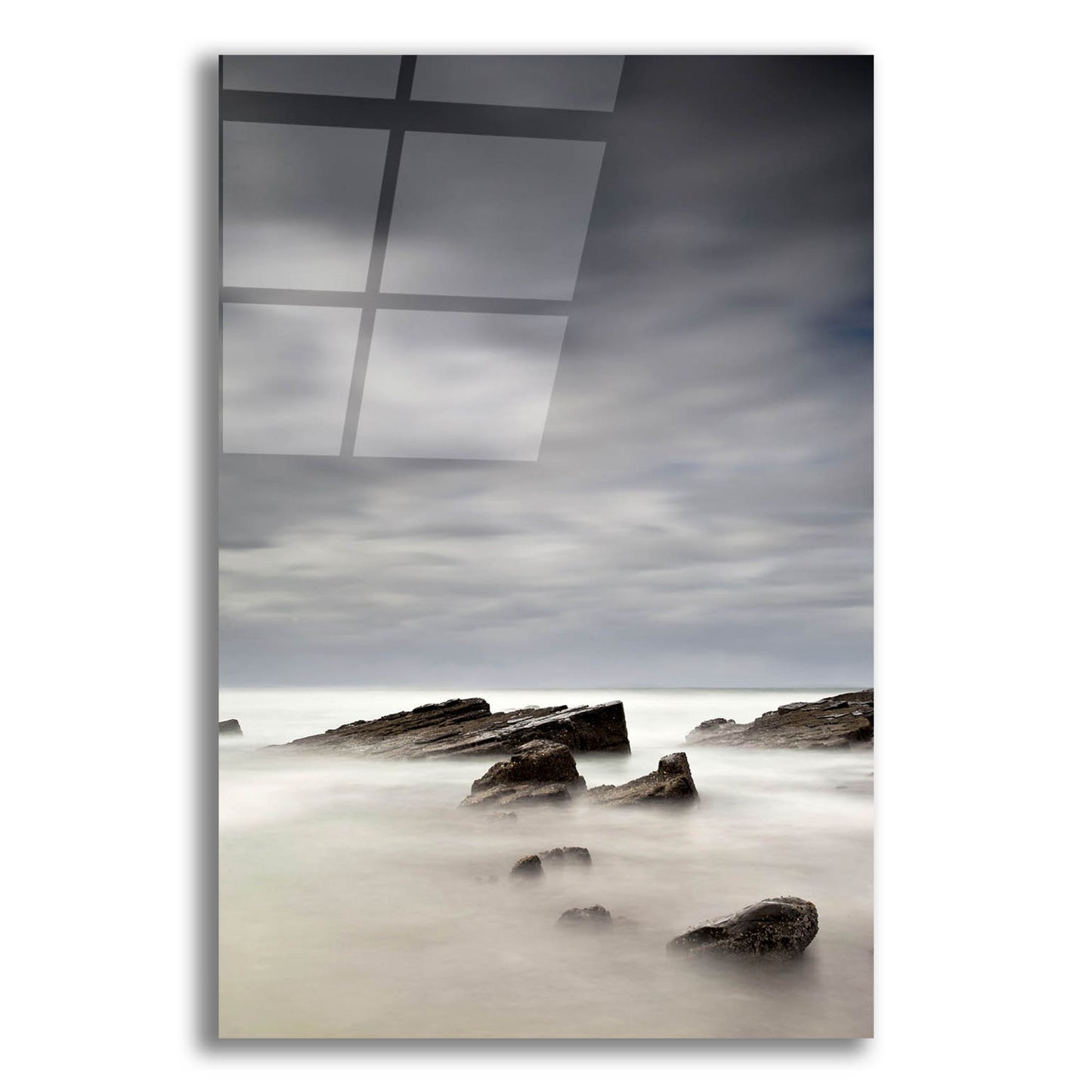 Epic Art 'Rocks In Mist 1' by Photoinc Studio, Acrylic Glass Wall Art