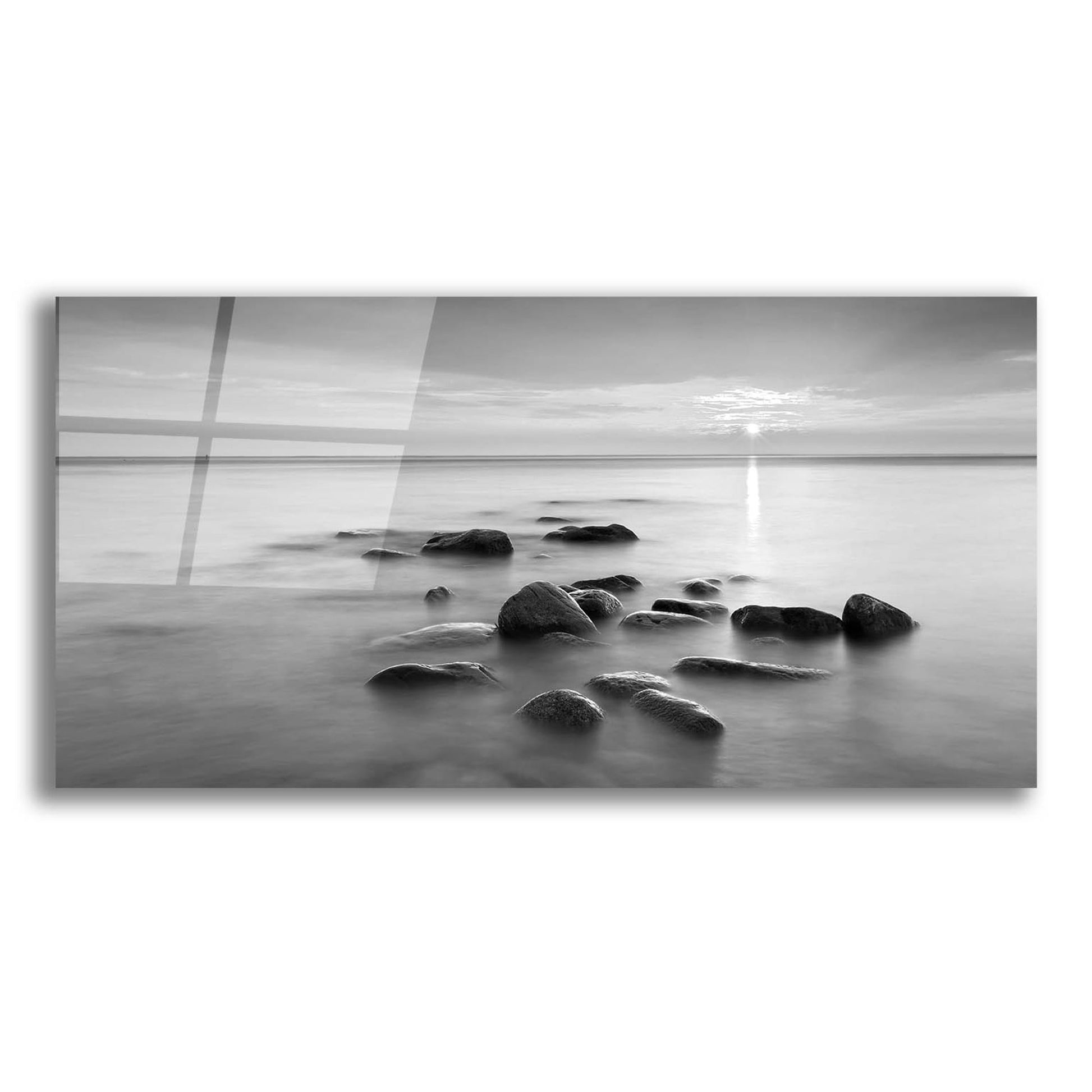 Epic Art 'Rocks In Mist 2' by Photoinc Studio, Acrylic Glass Wall Art