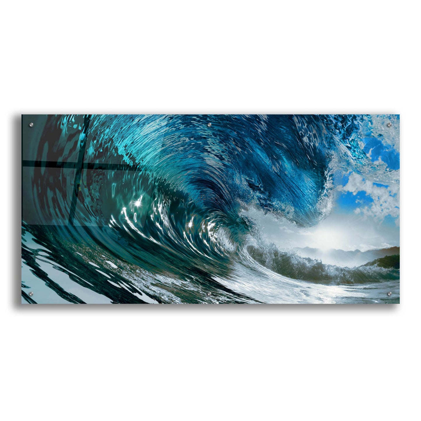 Epic Art 'The Wave' by Photoinc Studio, Acrylic Glass Wall Art