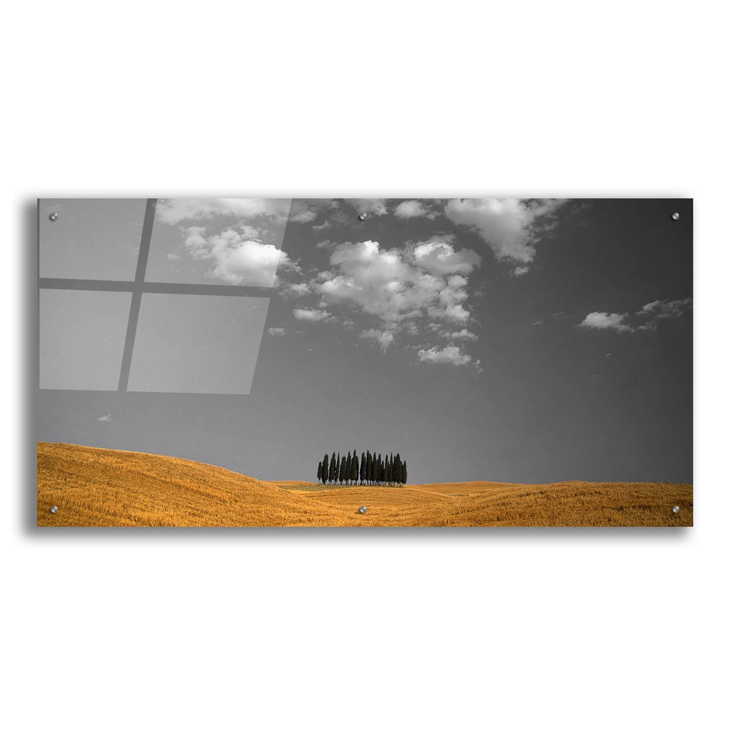 Epic Art 'Toscana Landscape 3' by Photoinc Studio, Acrylic Glass Wall Art